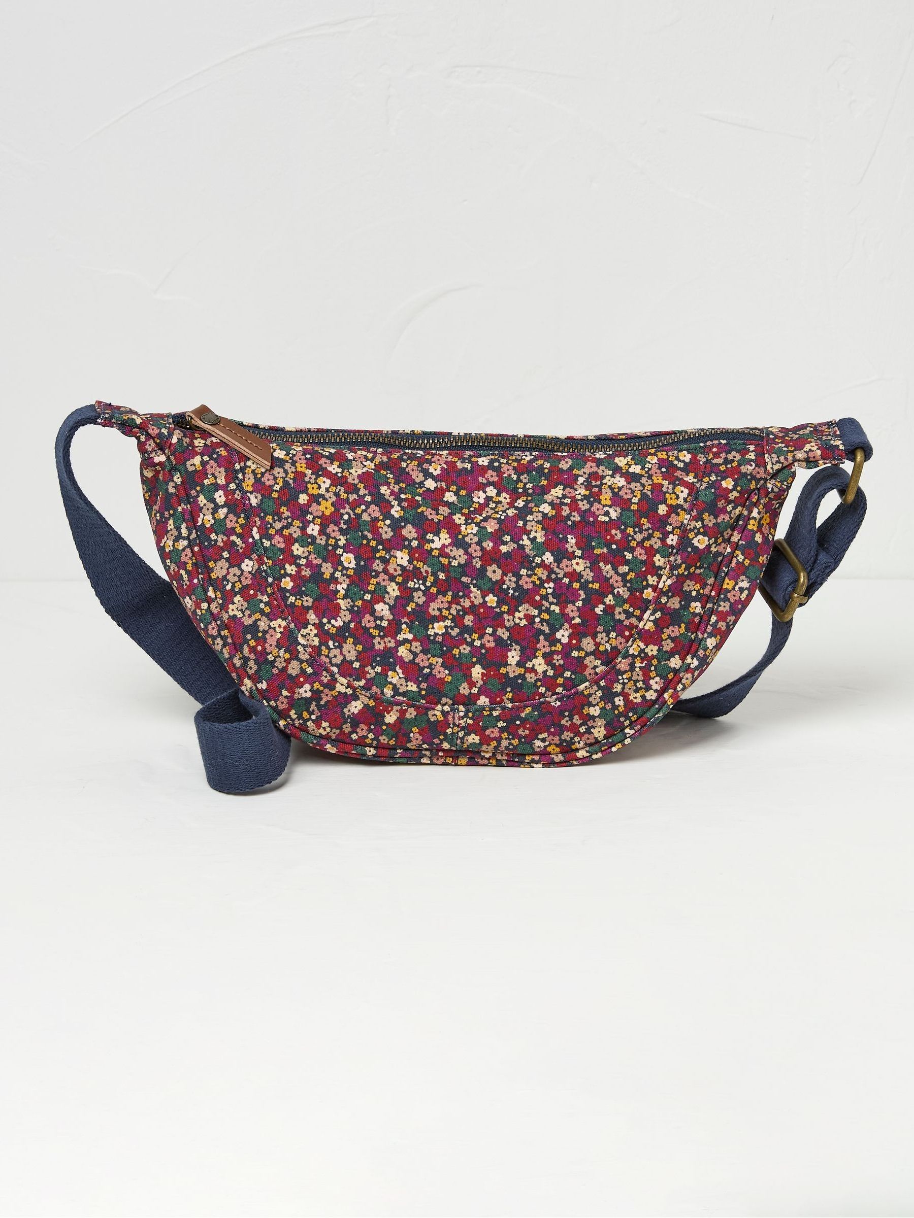 Gia Purple Canvas Sling Bag - Image 1 of 2