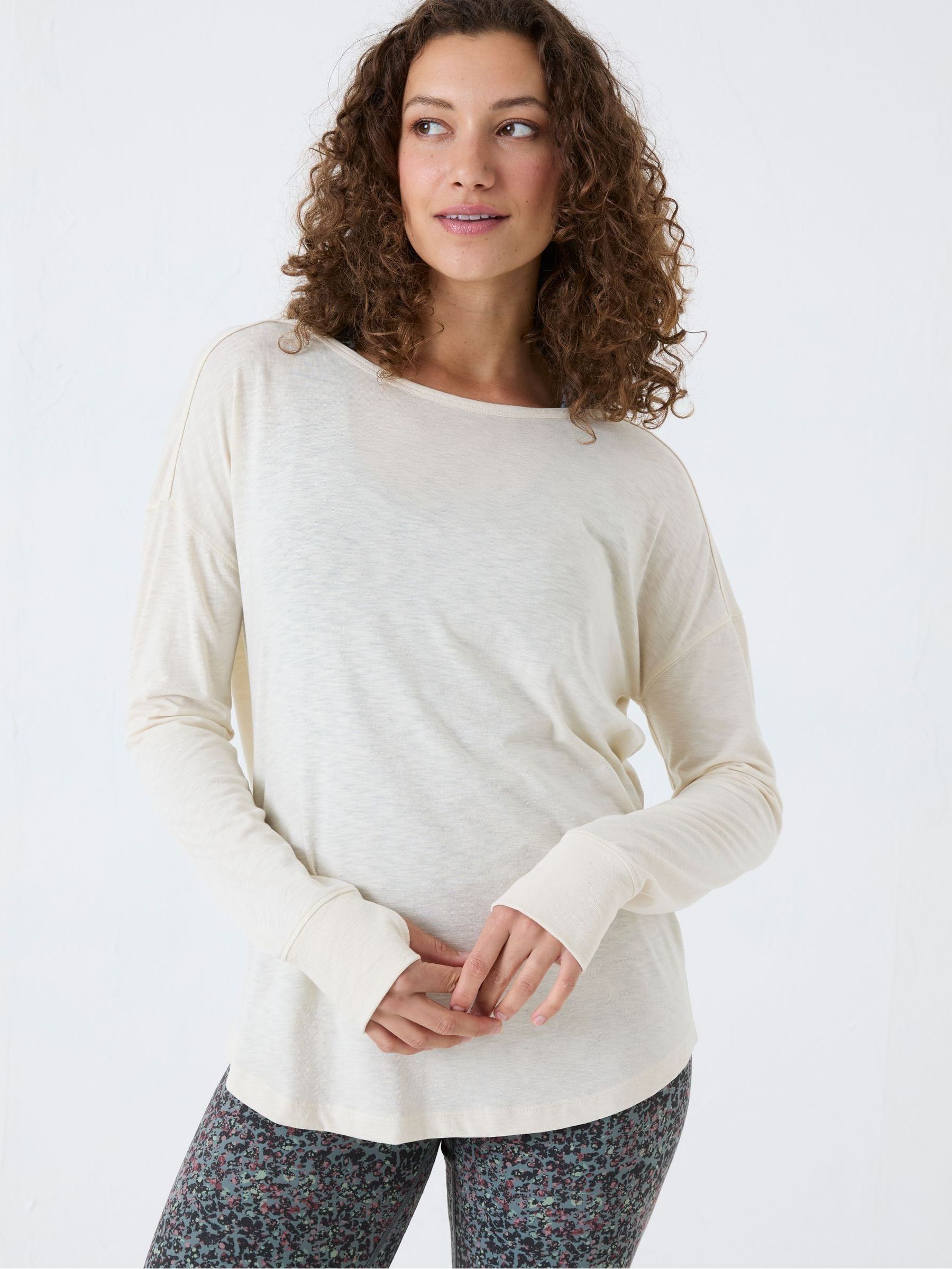 Natural Cotton Blend Gio Top - Image 1 of 6