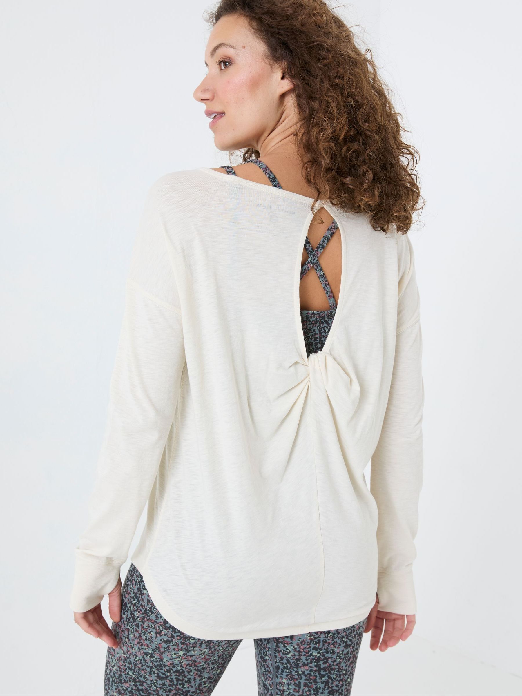 Natural Cotton Blend Gio Top - Image 2 of 6