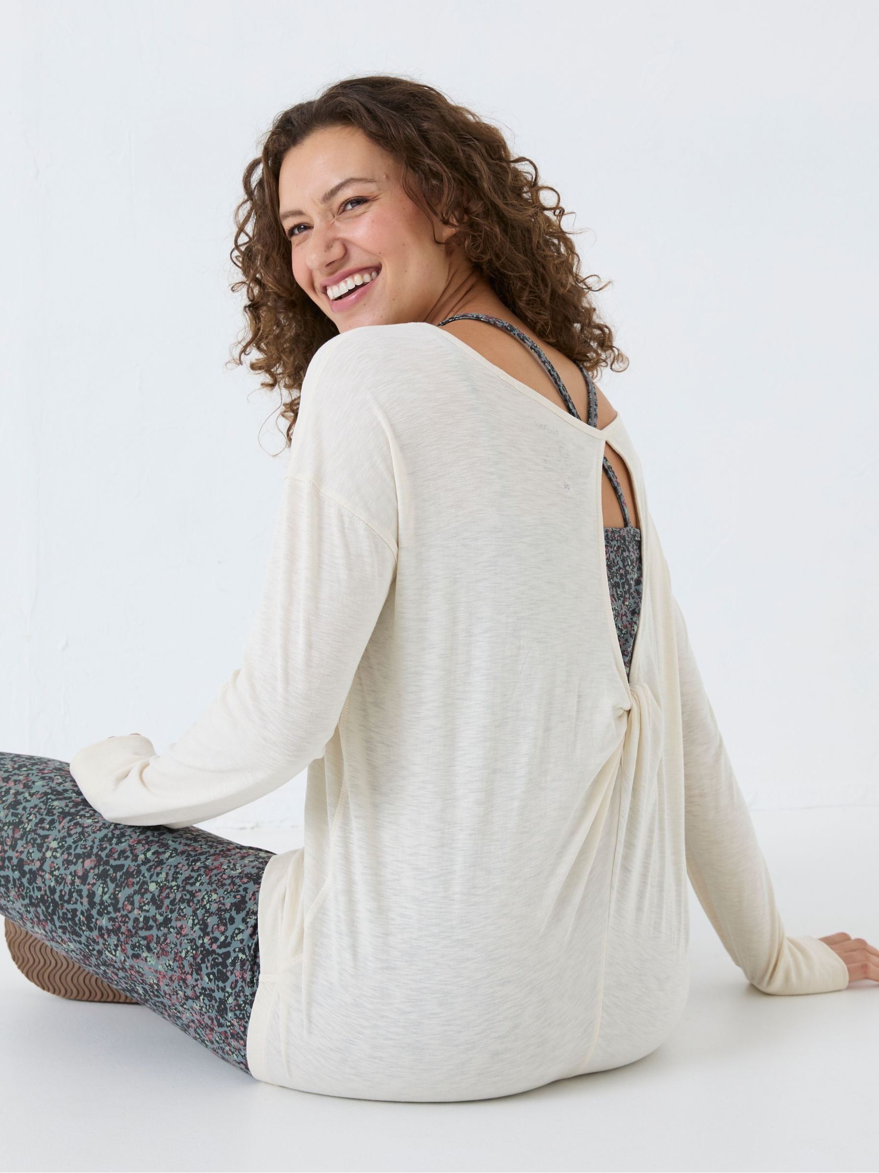 Natural Cotton Blend Gio Top - Image 3 of 6