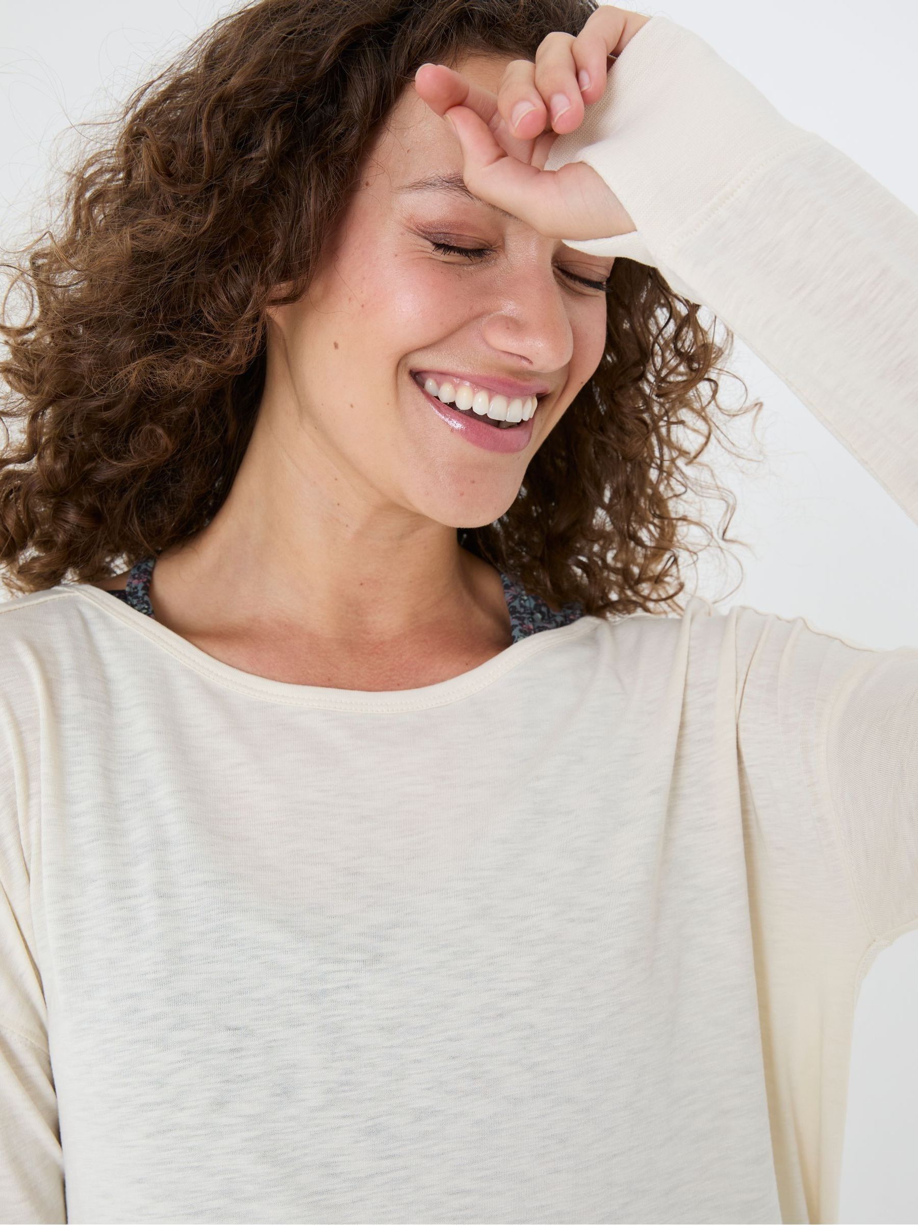 Natural Cotton Blend Gio Top - Image 4 of 6