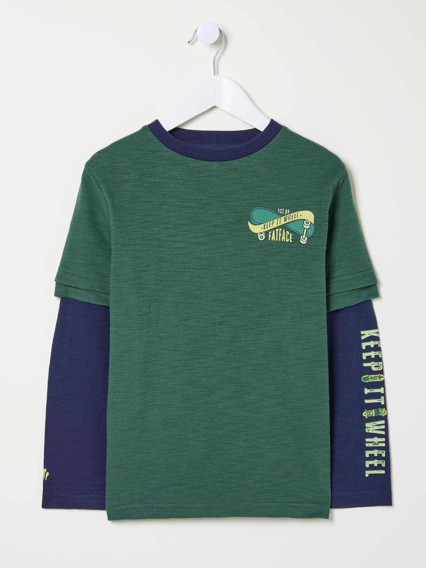 Green Skate Layered T-Shirt - Image 5 of 5