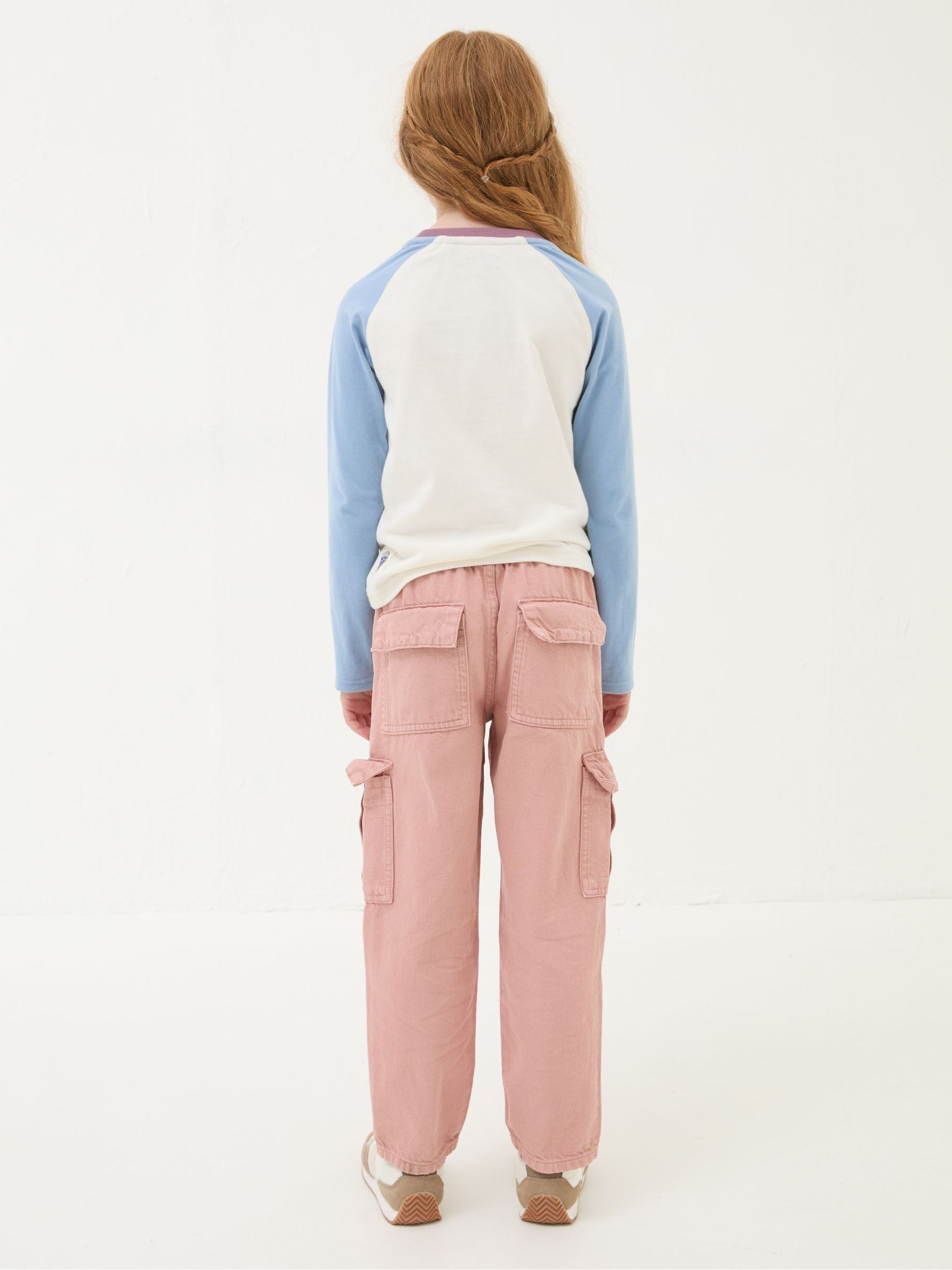 Hattie Pink Tapered Cargo Trousers - Image 2 of 4