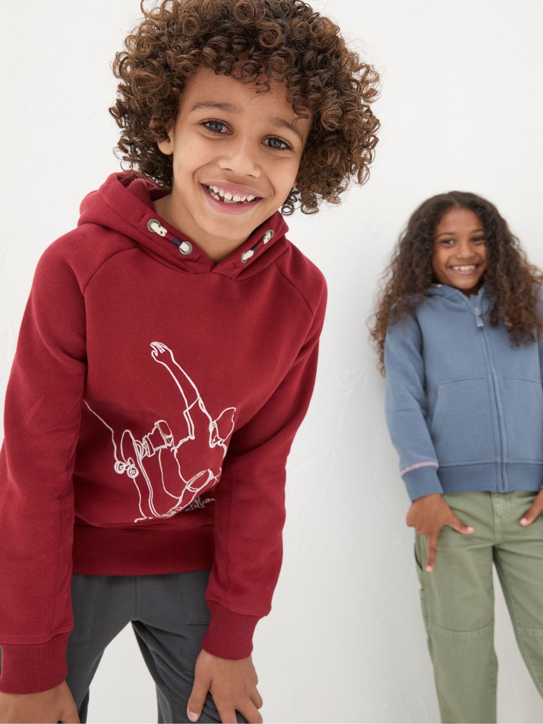 Red Skate Popover Hoodie - Image 5 of 6