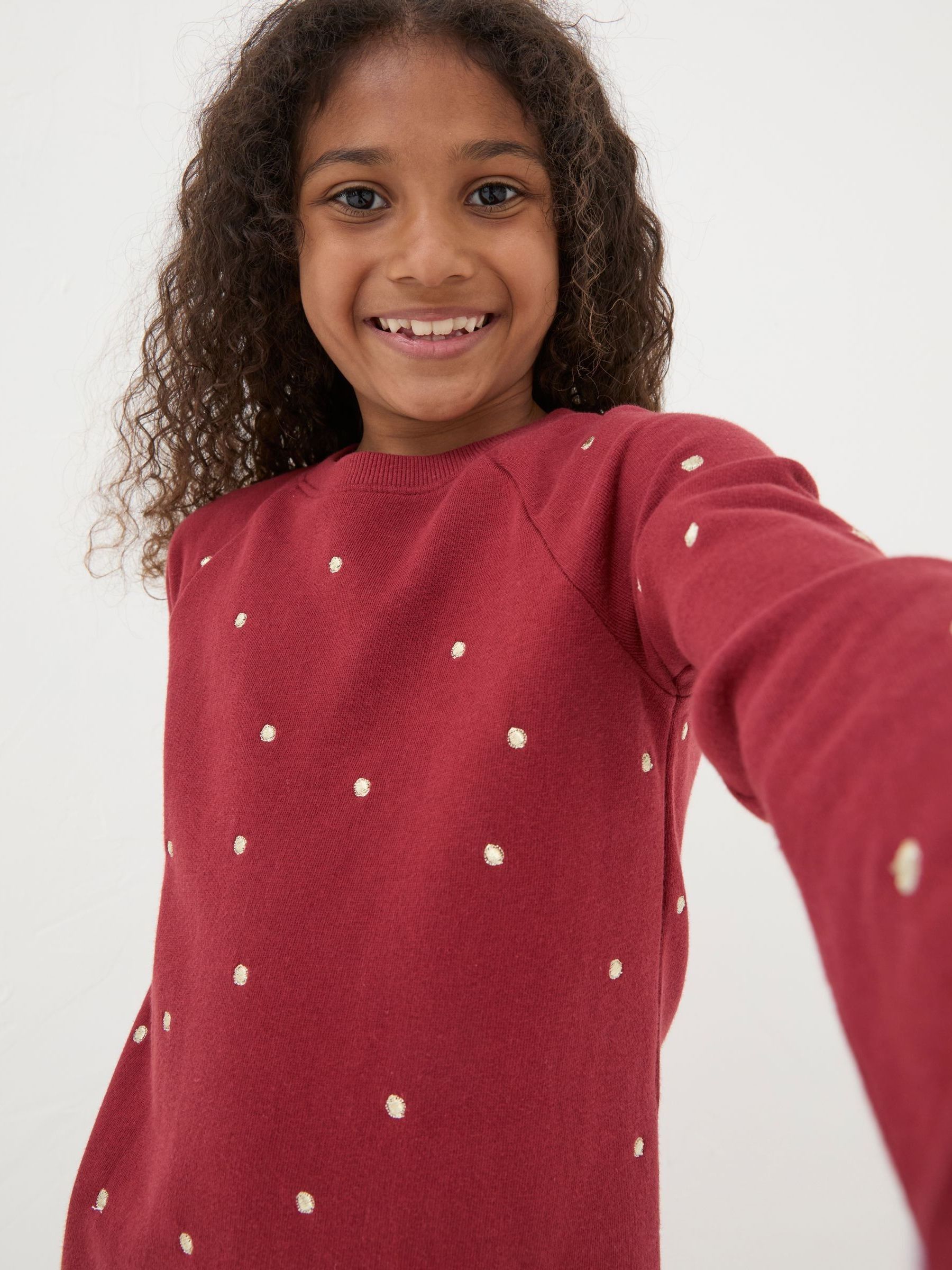 Red Georgia Sweat Dress - Image 4 of 5