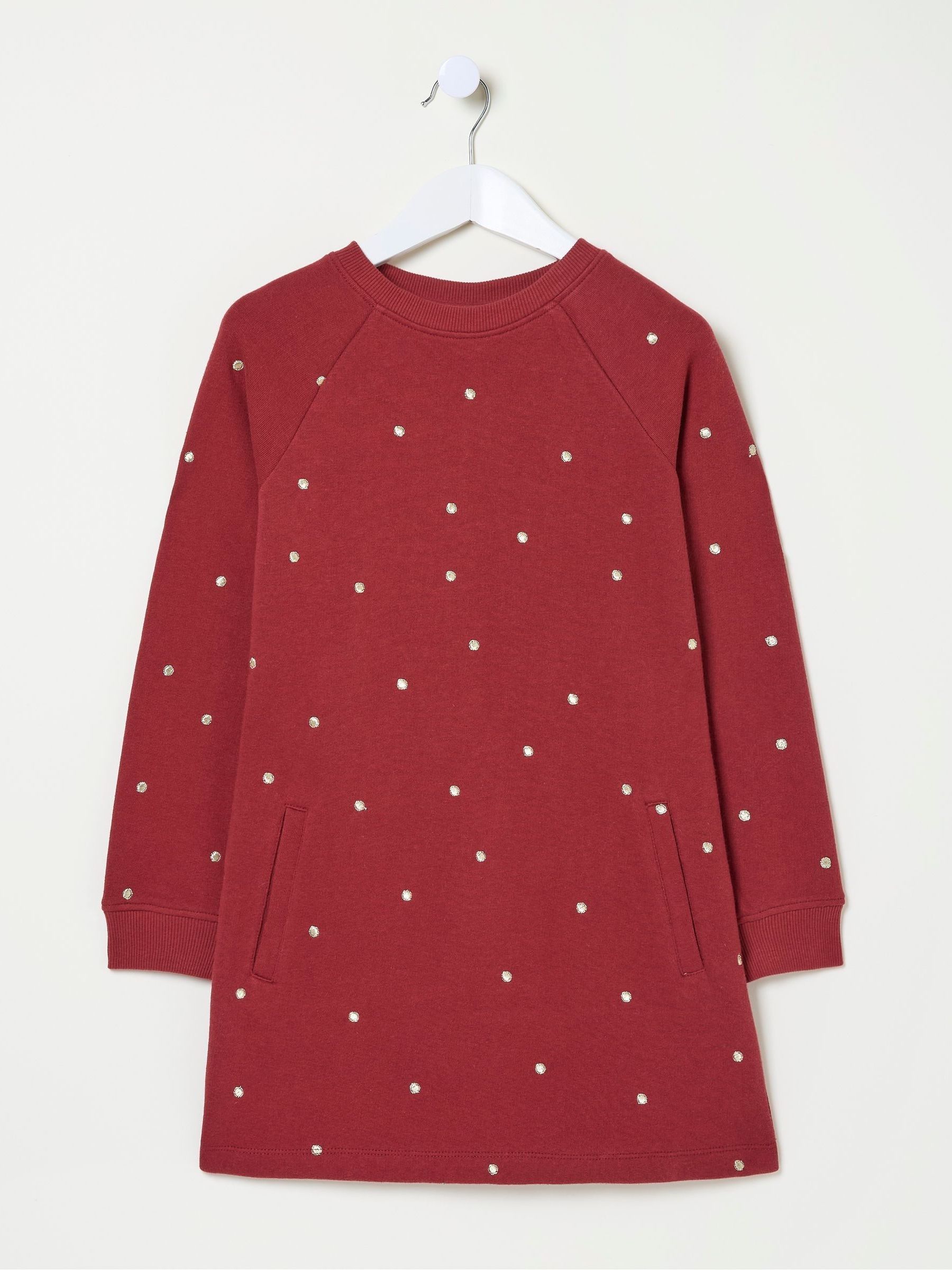 Red Georgia Sweat Dress - Image 5 of 5