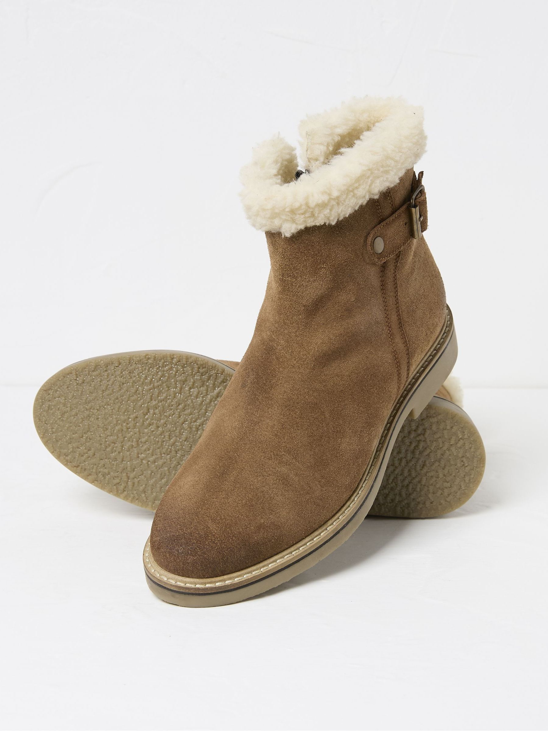 Maggie Brown Suede Boots - Image 2 of 3