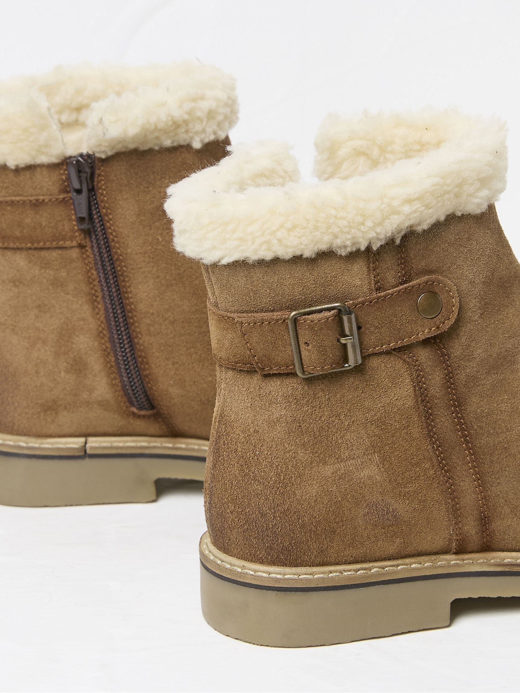 Maggie Brown Suede Boots - Image 3 of 3