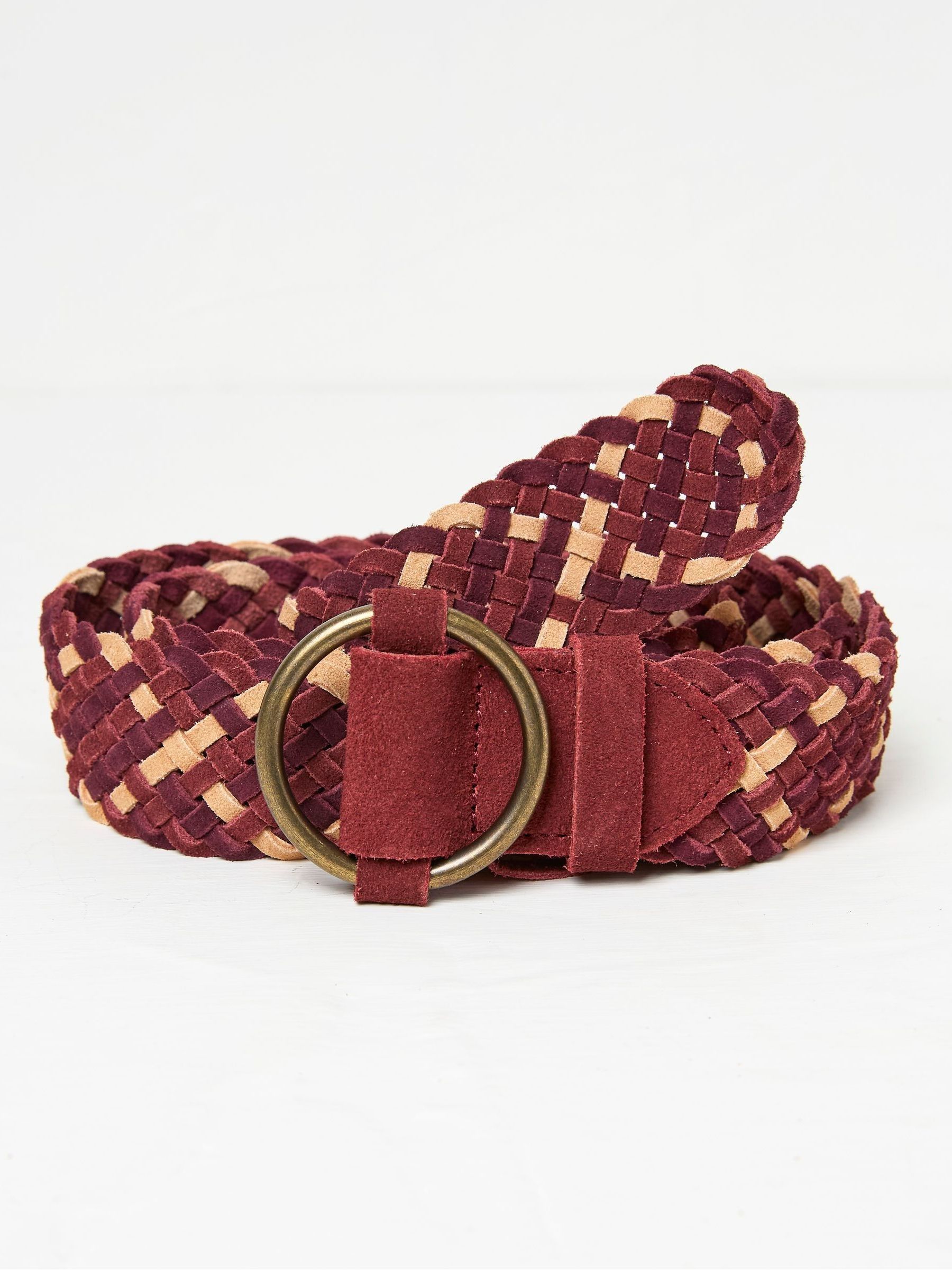Red Multi Weave Belt - Image 1 of 2