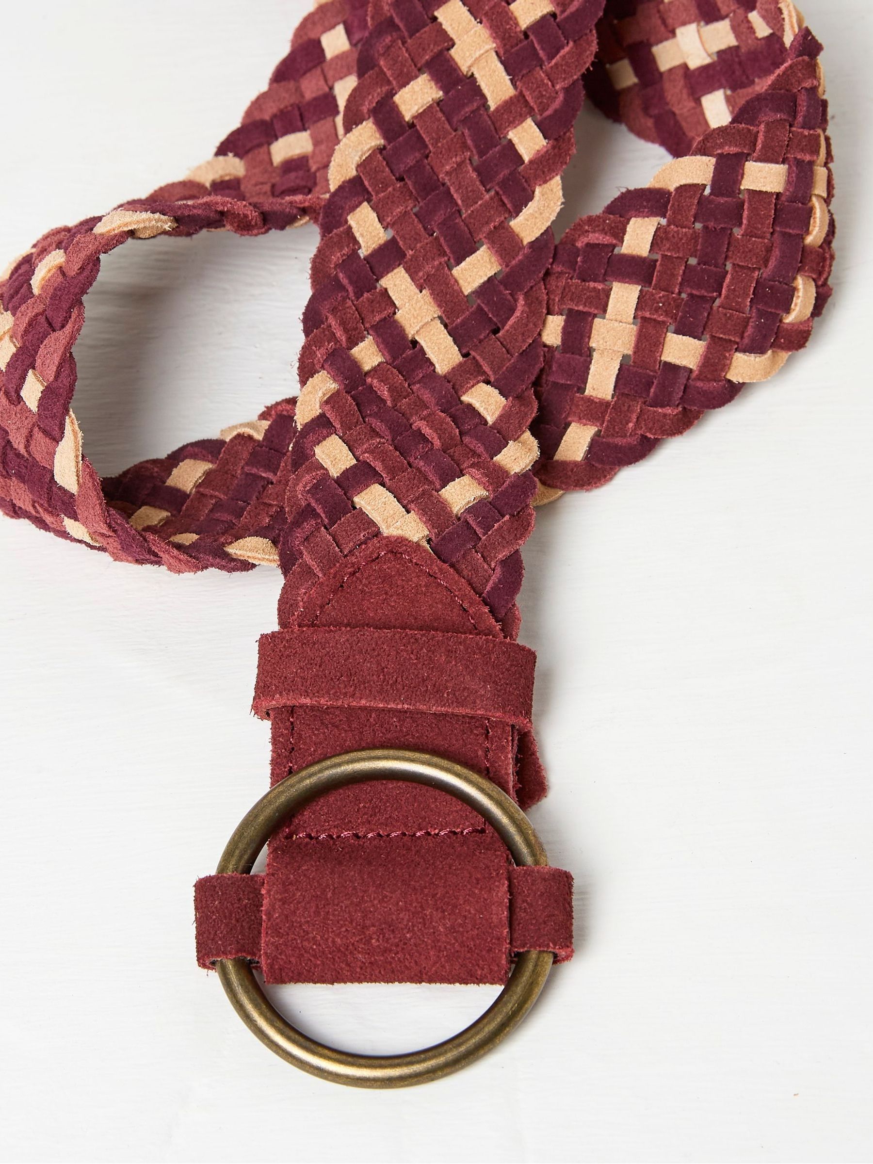 Red Multi Weave Belt - Image 2 of 2