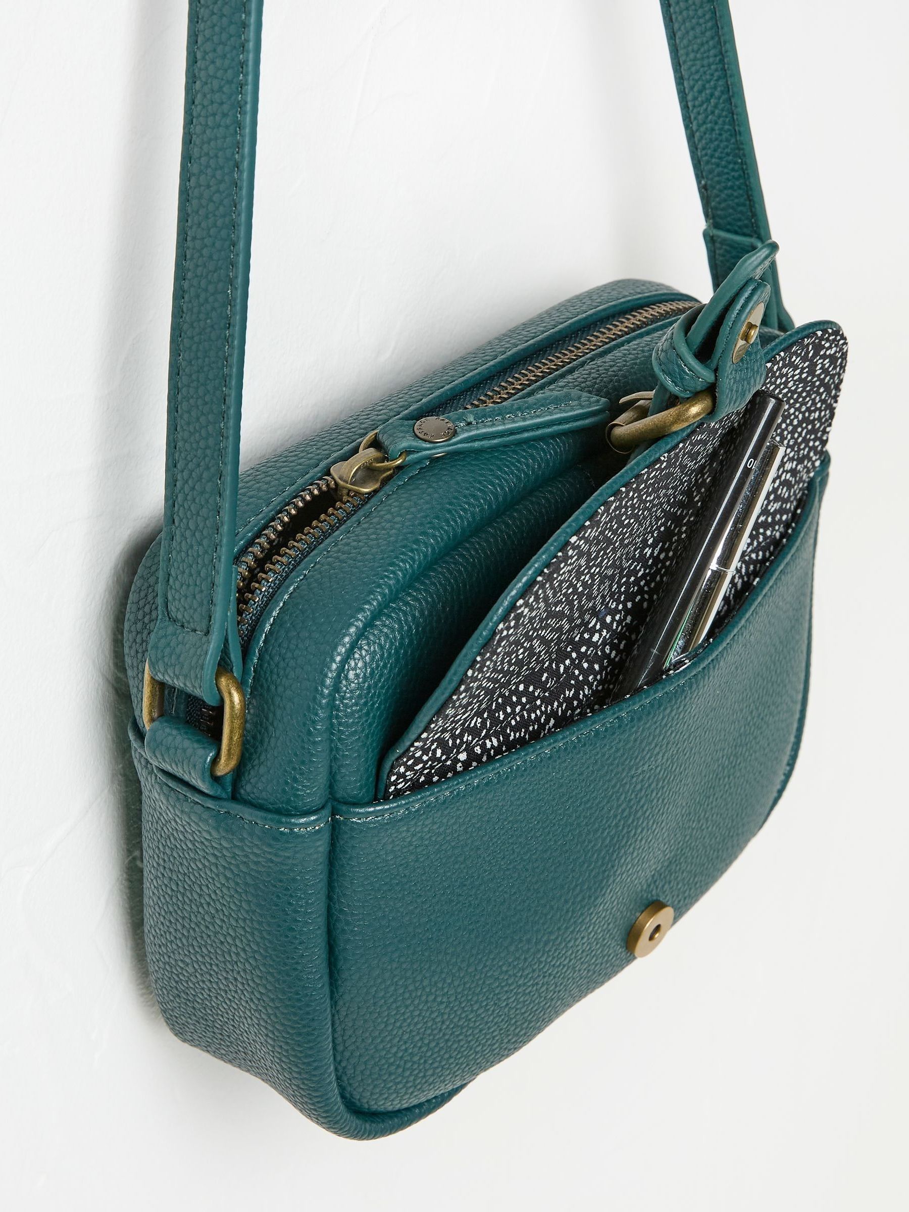 Vallie Green Crossbody Bag - Image 2 of 4