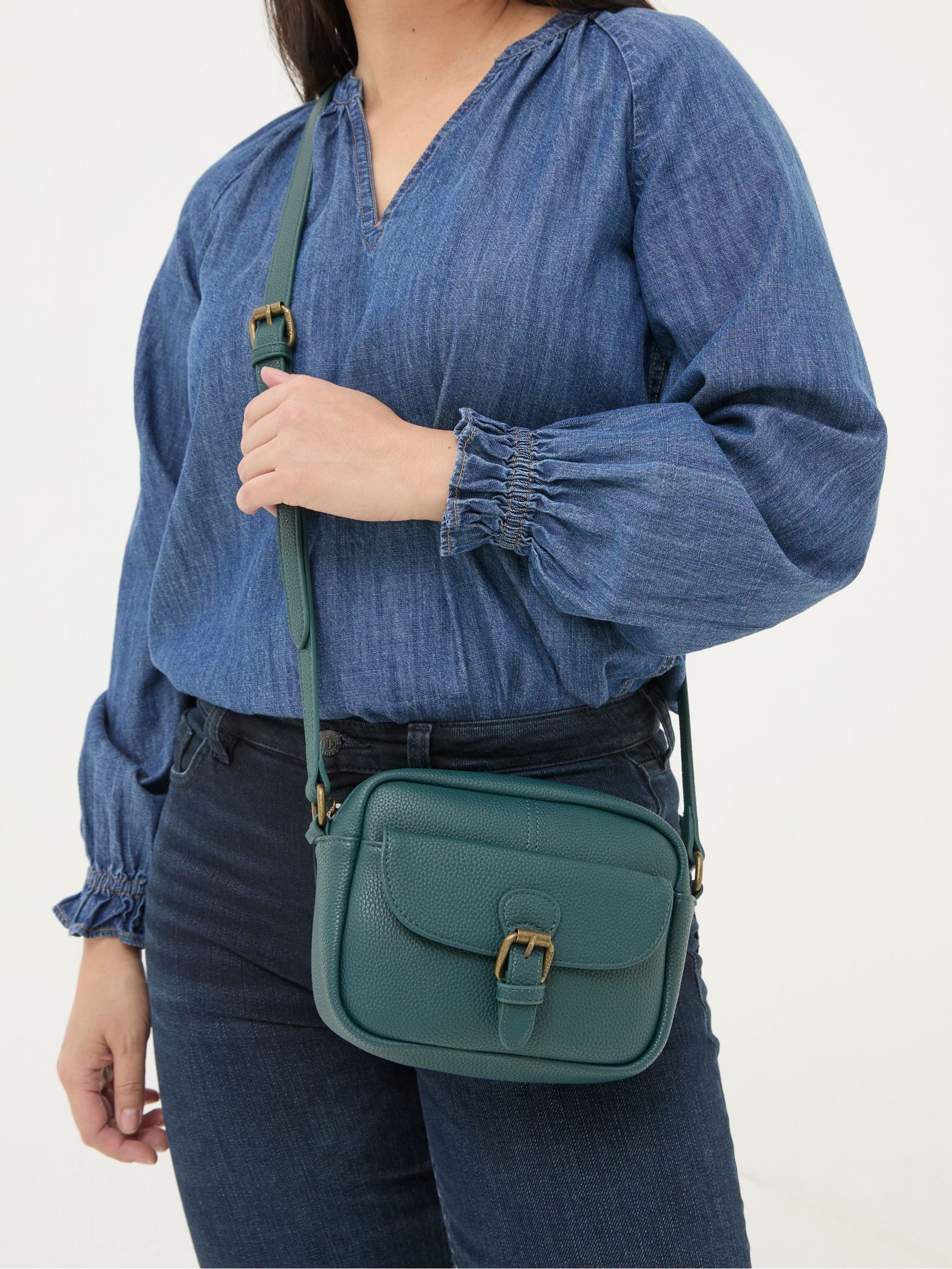 Vallie Green Crossbody Bag - Image 3 of 4