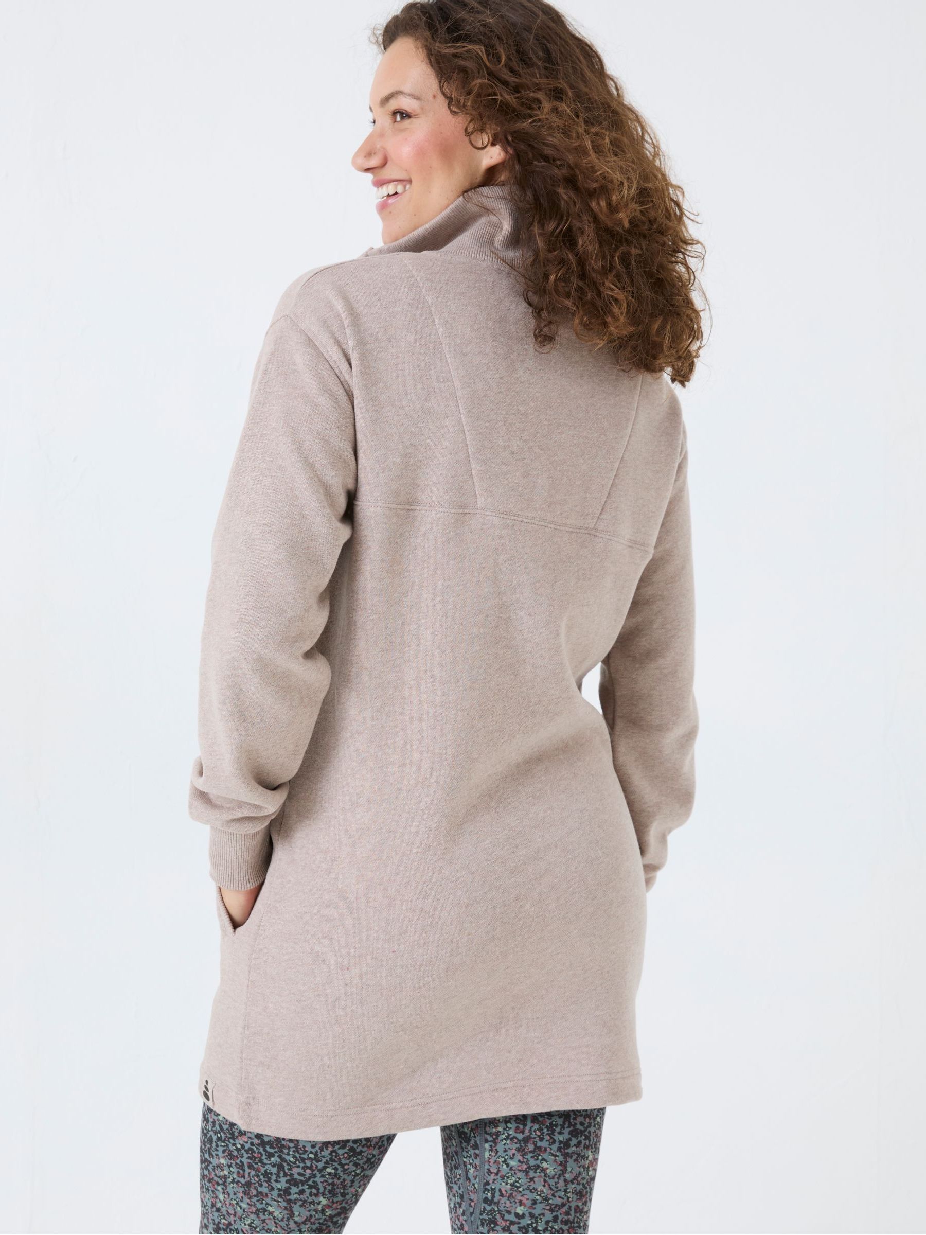 Sutton Natural Half Zip Sweatshirt - Image 2 of 6