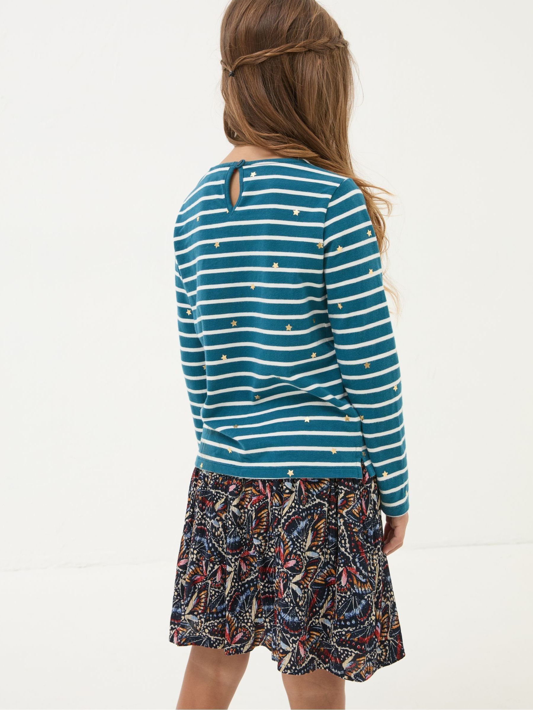 Blue Star Breton T-Shirt - Image 2 of 5 Blue Star Breton T-Shirt - Image 2 of 5