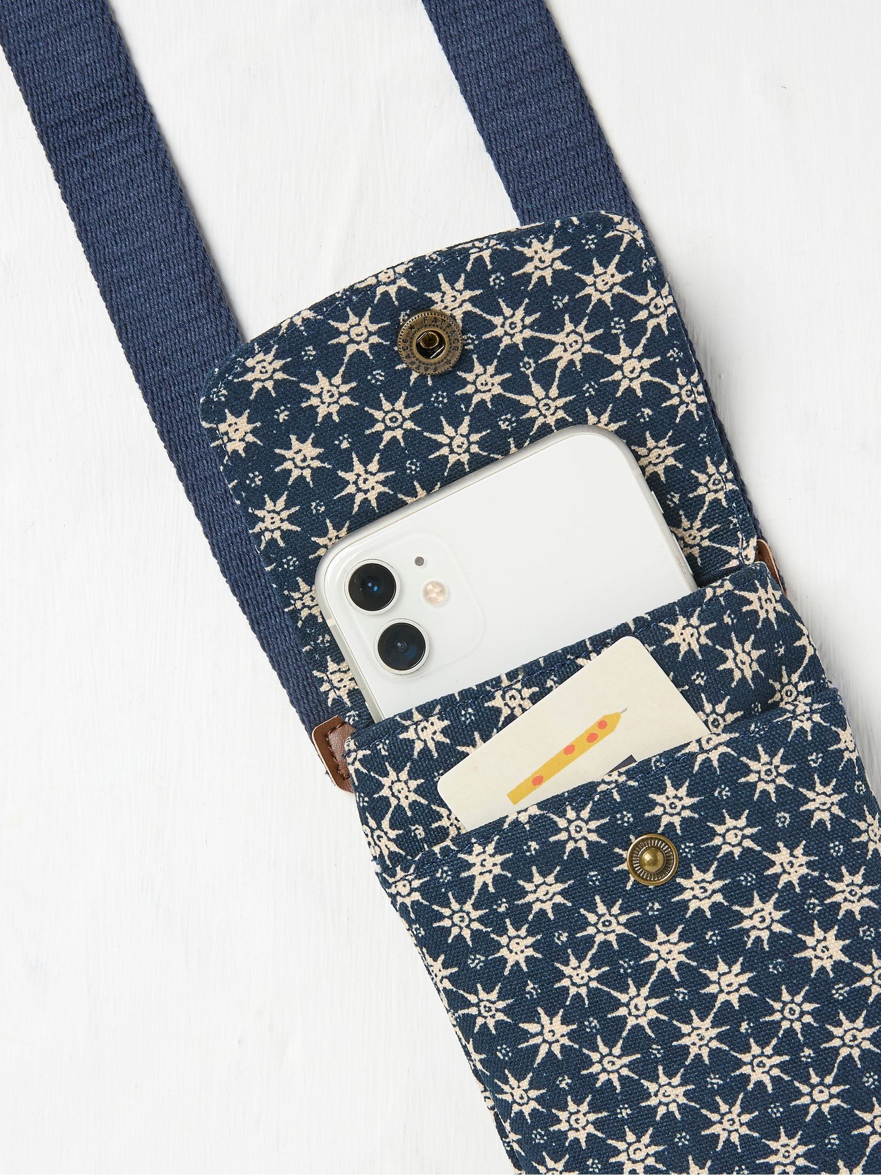 Blue Canvas Phone Bag - Image 2 of 2