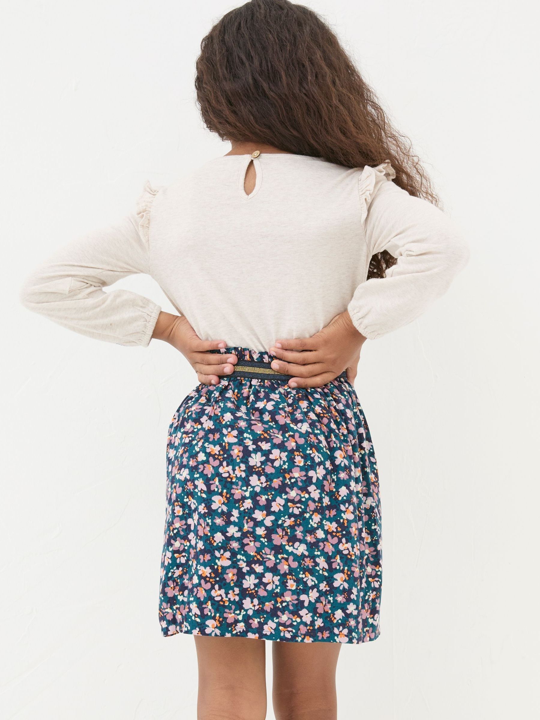 Martha Natural Floral Dress - Image 2 of 5