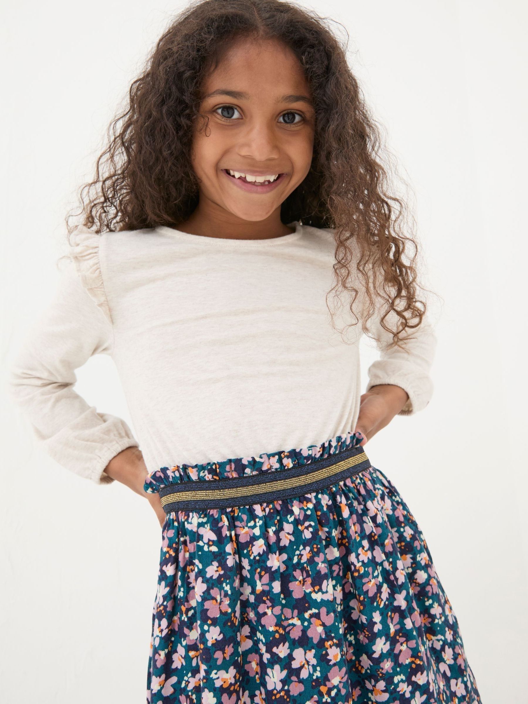 Martha Natural Floral Dress - Image 4 of 5