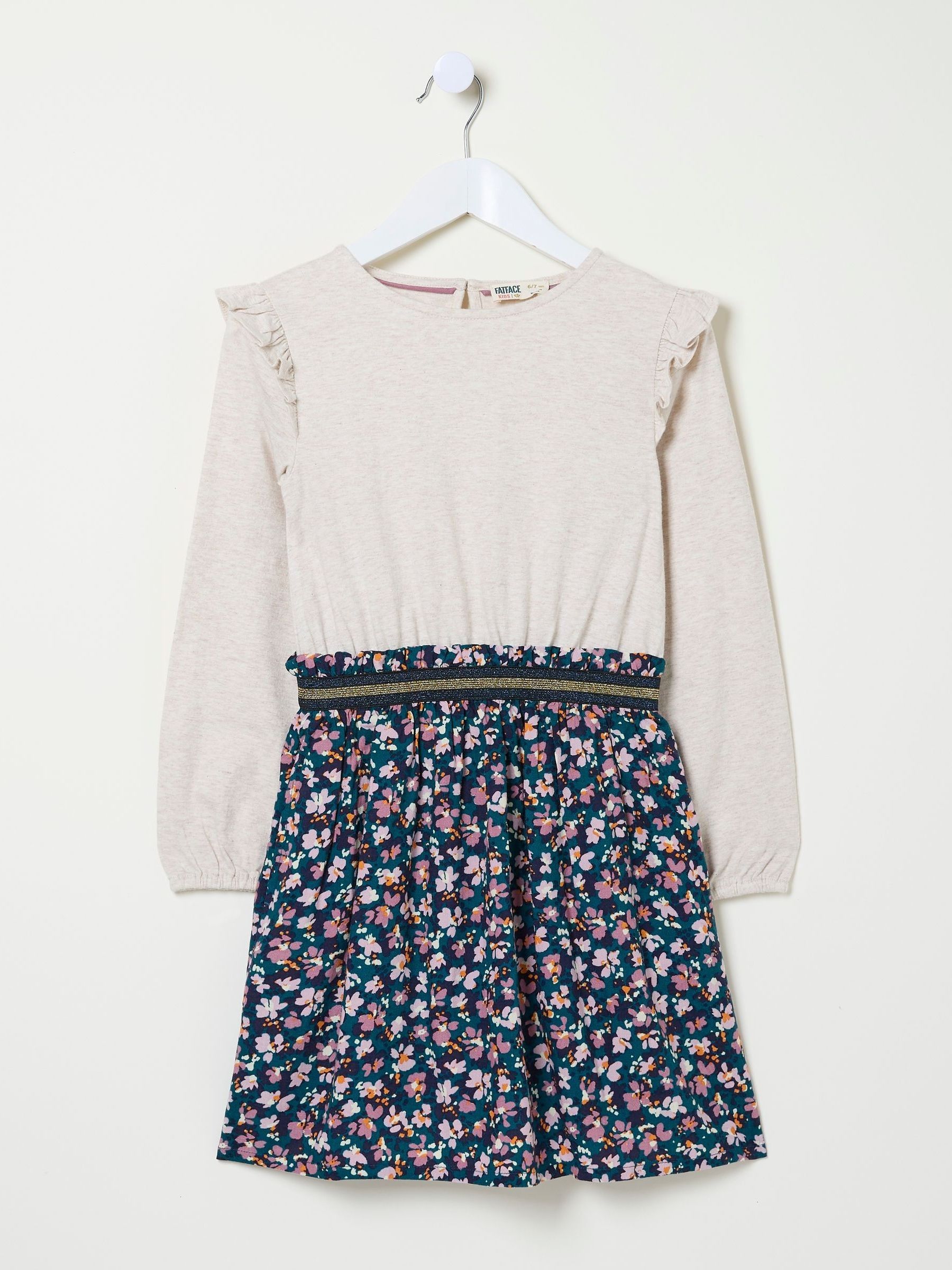 Martha Natural Floral Dress - Image 5 of 5