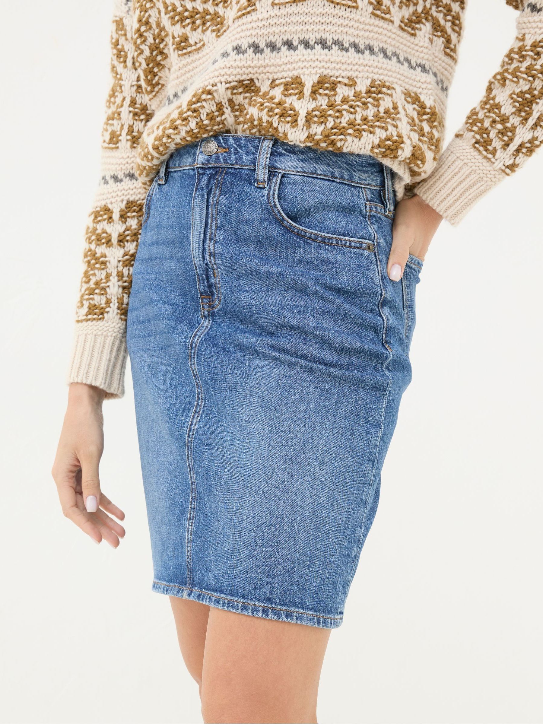 Hattie Blue Denim Skirt - Image 3 of 6