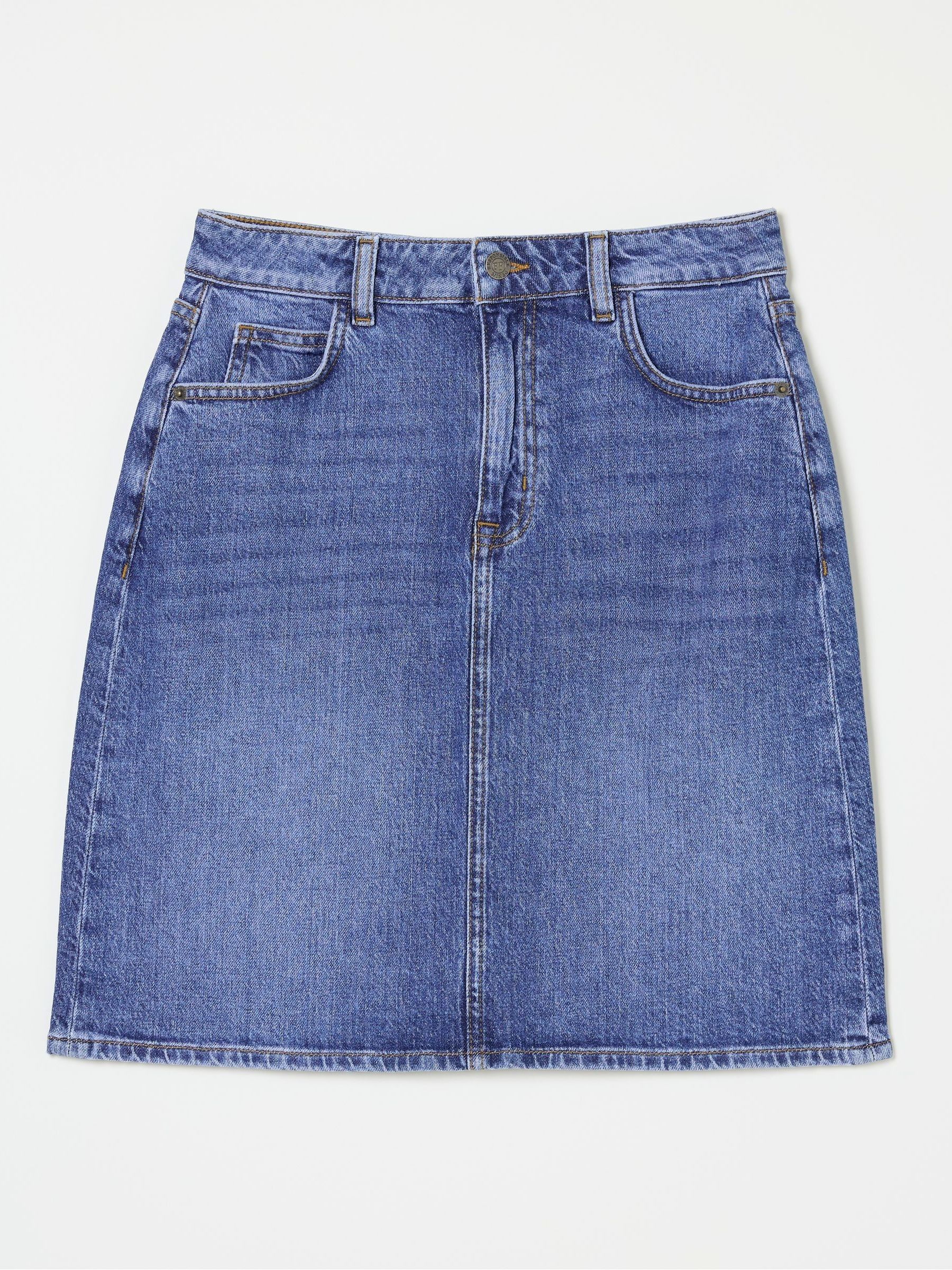 Hattie Blue Denim Skirt - Image 6 of 6