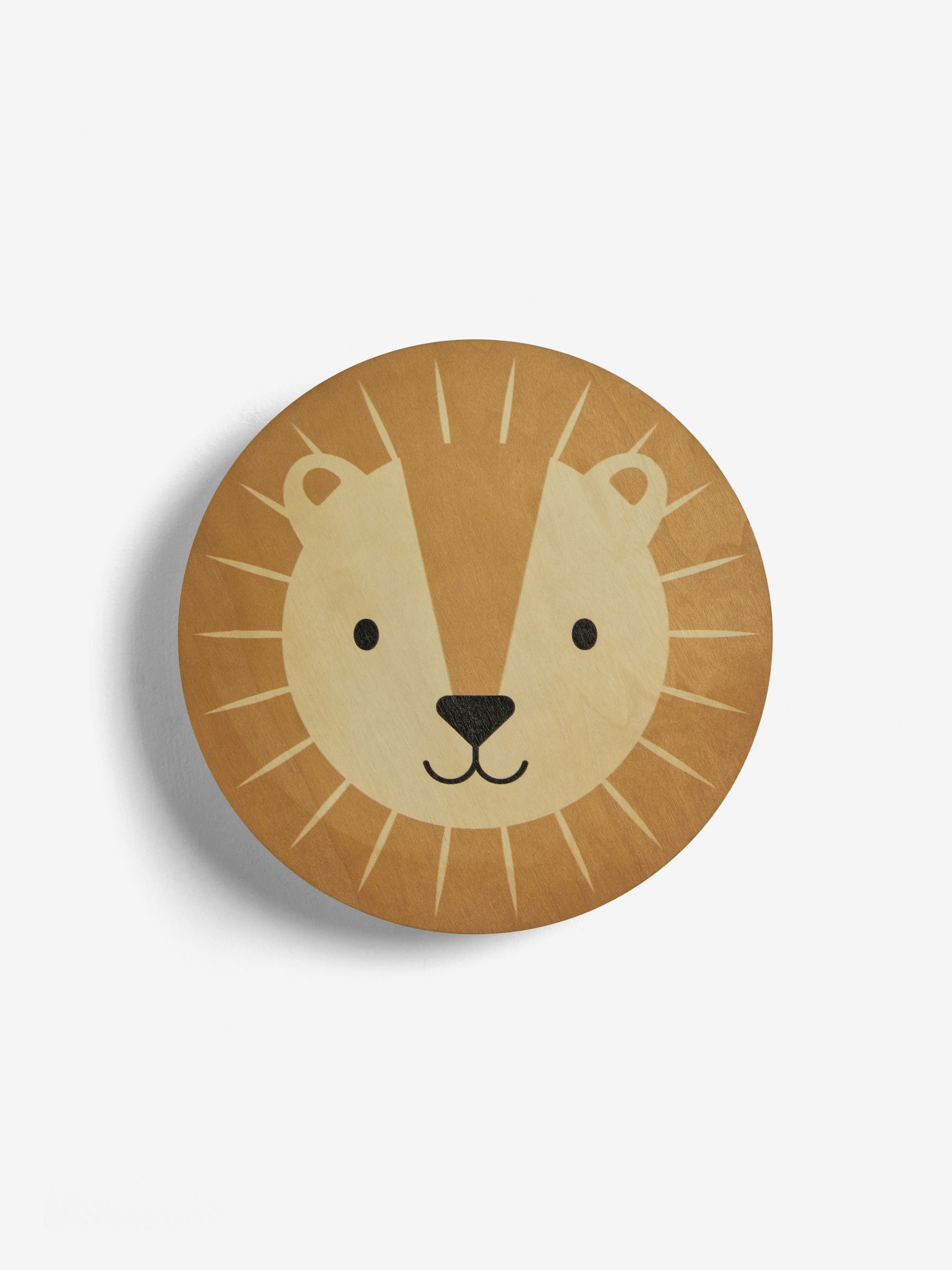 Wood Rechargable Luca Lion Wall Light - Image 6 of 6