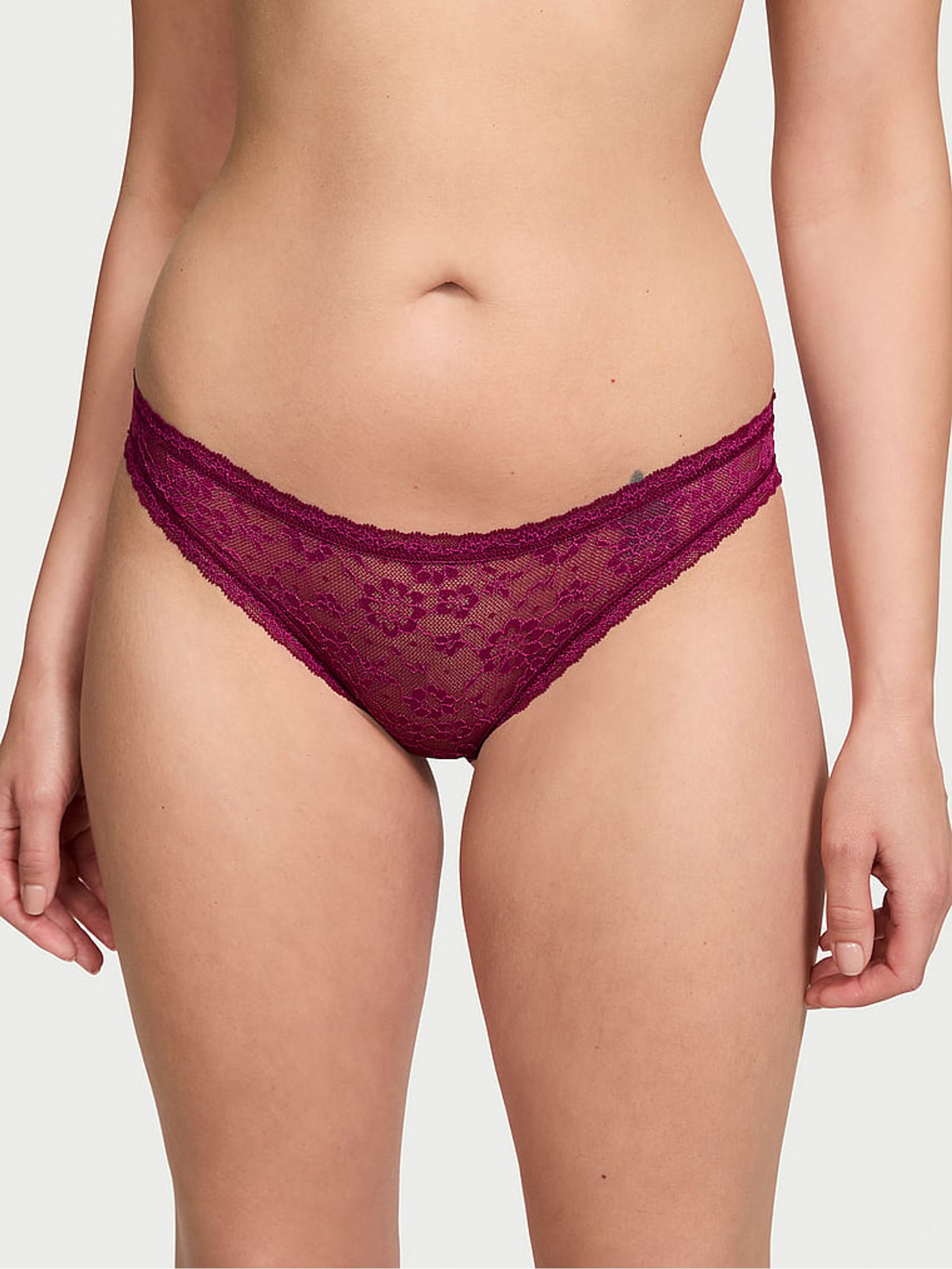 Plum Rouge Red Bikini Knickers - Image 1 of 3