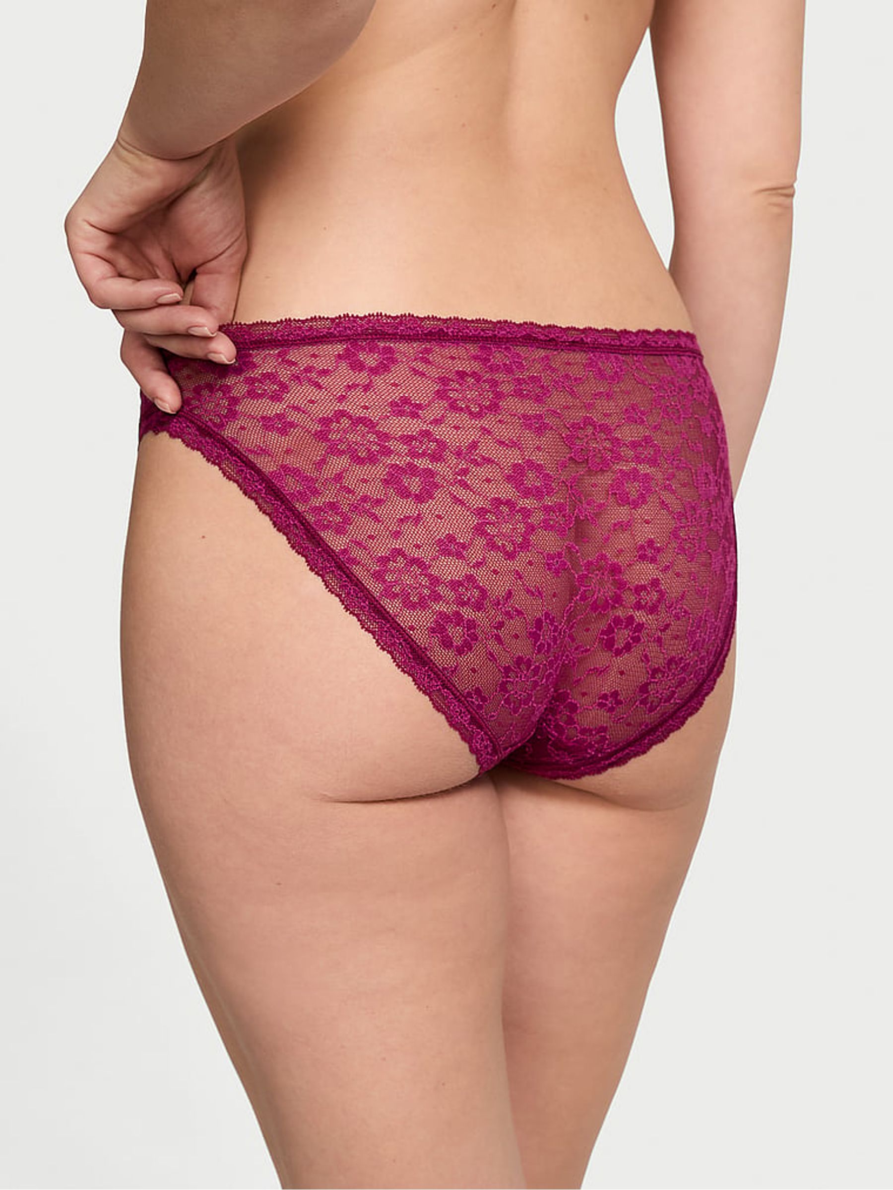 Plum Rouge Red Bikini Knickers - Image 2 of 3