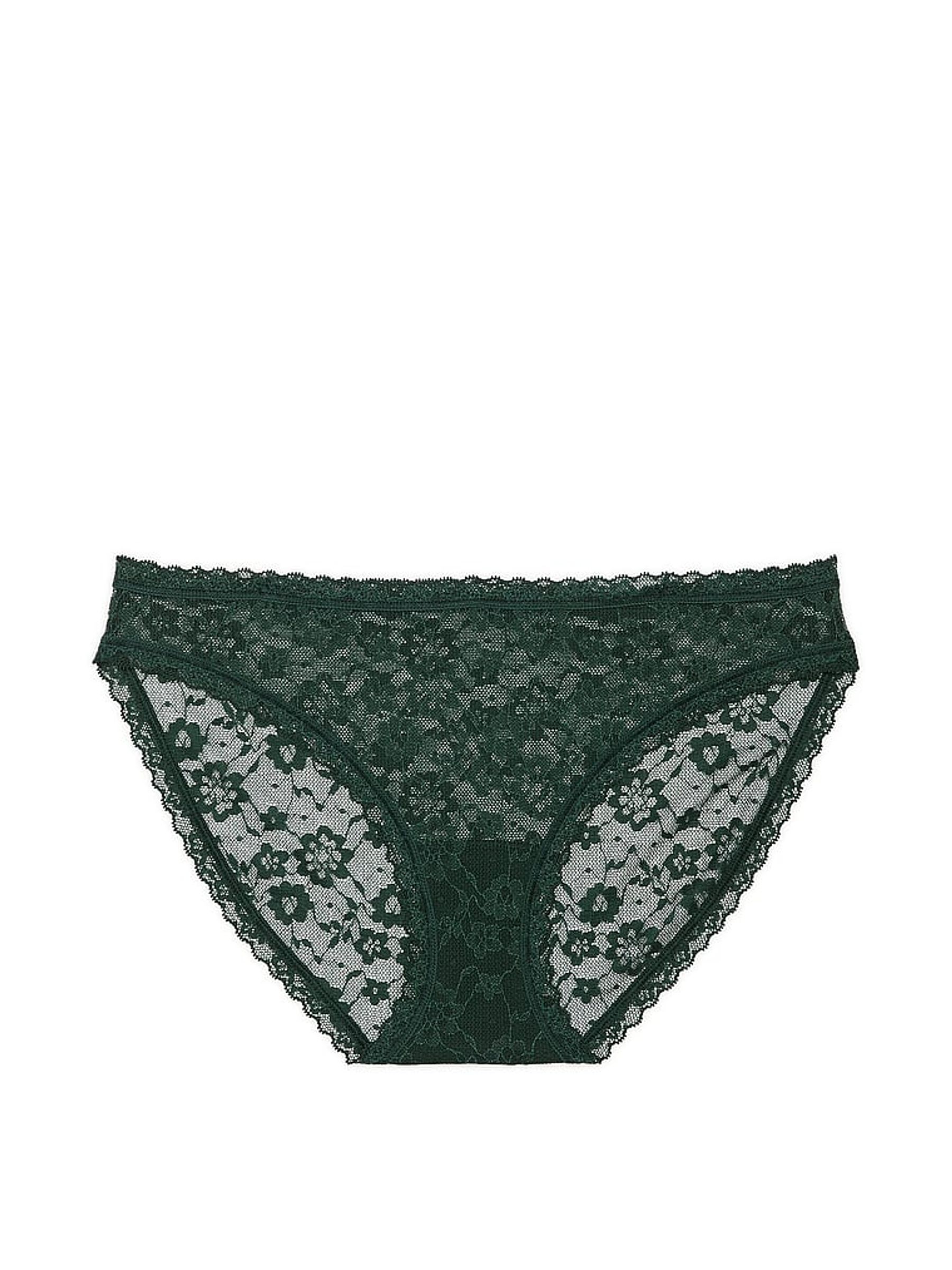 Botanical Green Bikini Knickers - Image 3 of 3