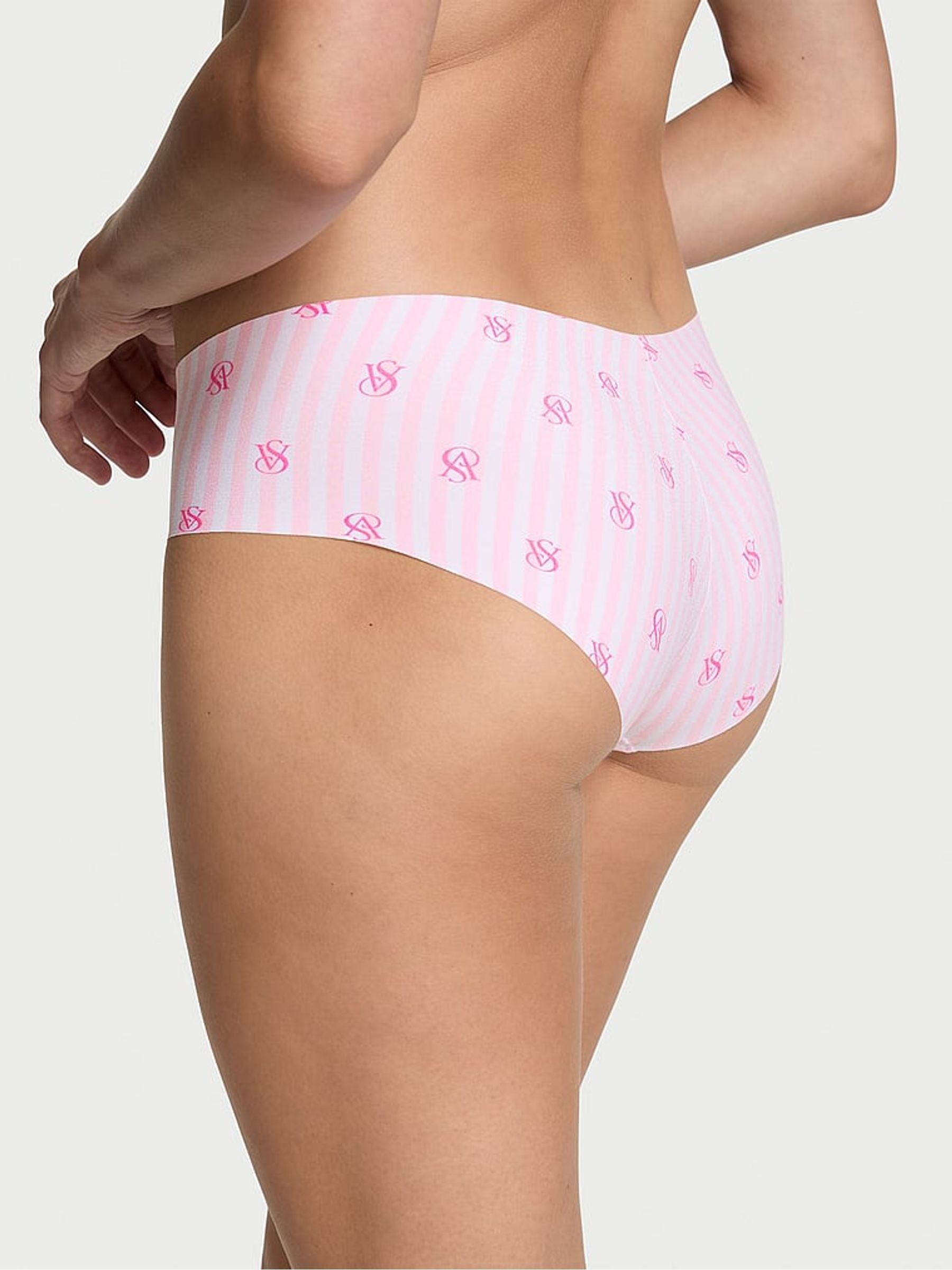 Pretty Blossom Pink Stripe Hipster Knickers - Image 2 of 3