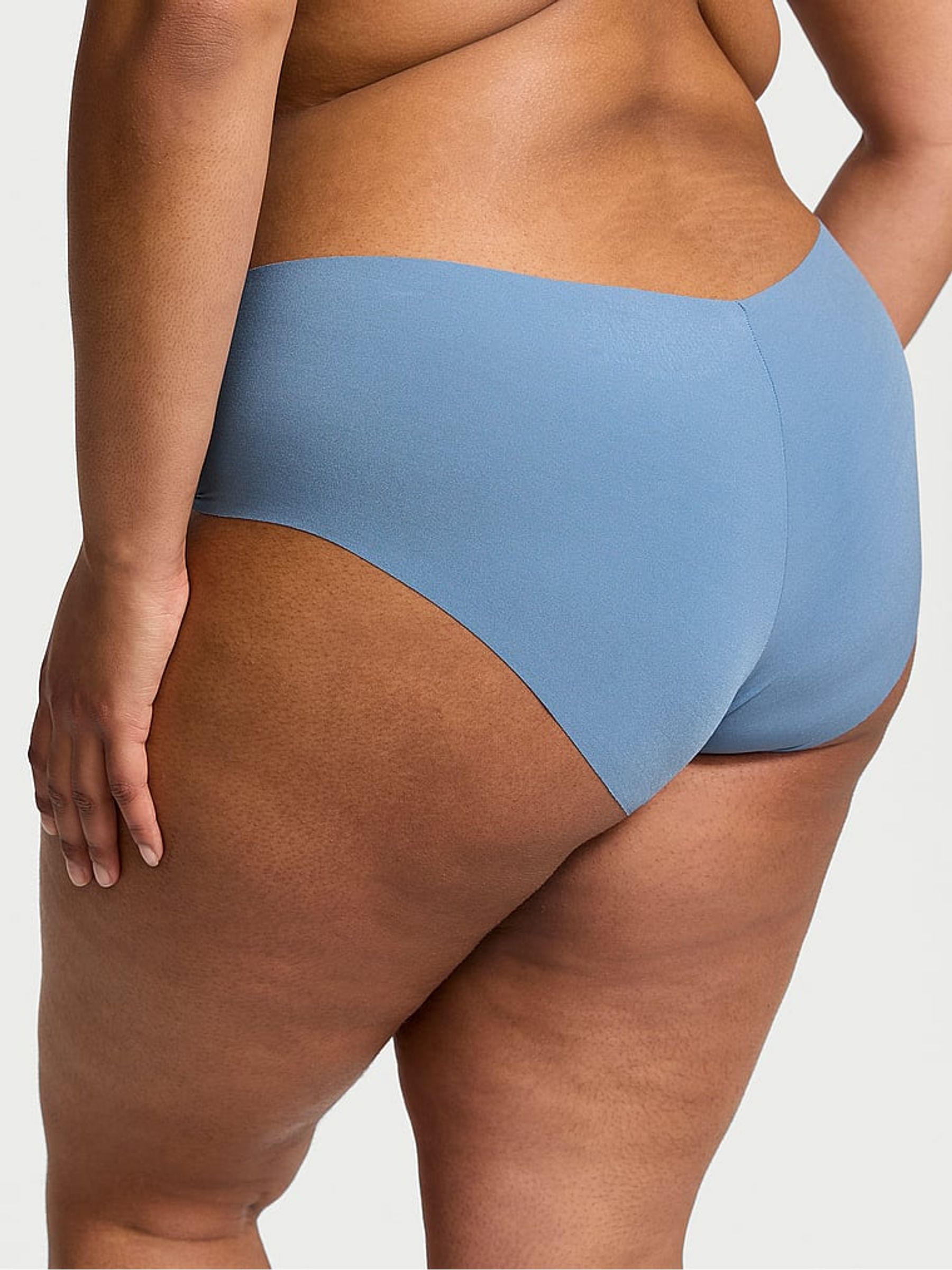 Faded Denim Blue Hipster Knickers - Image 2 of 3