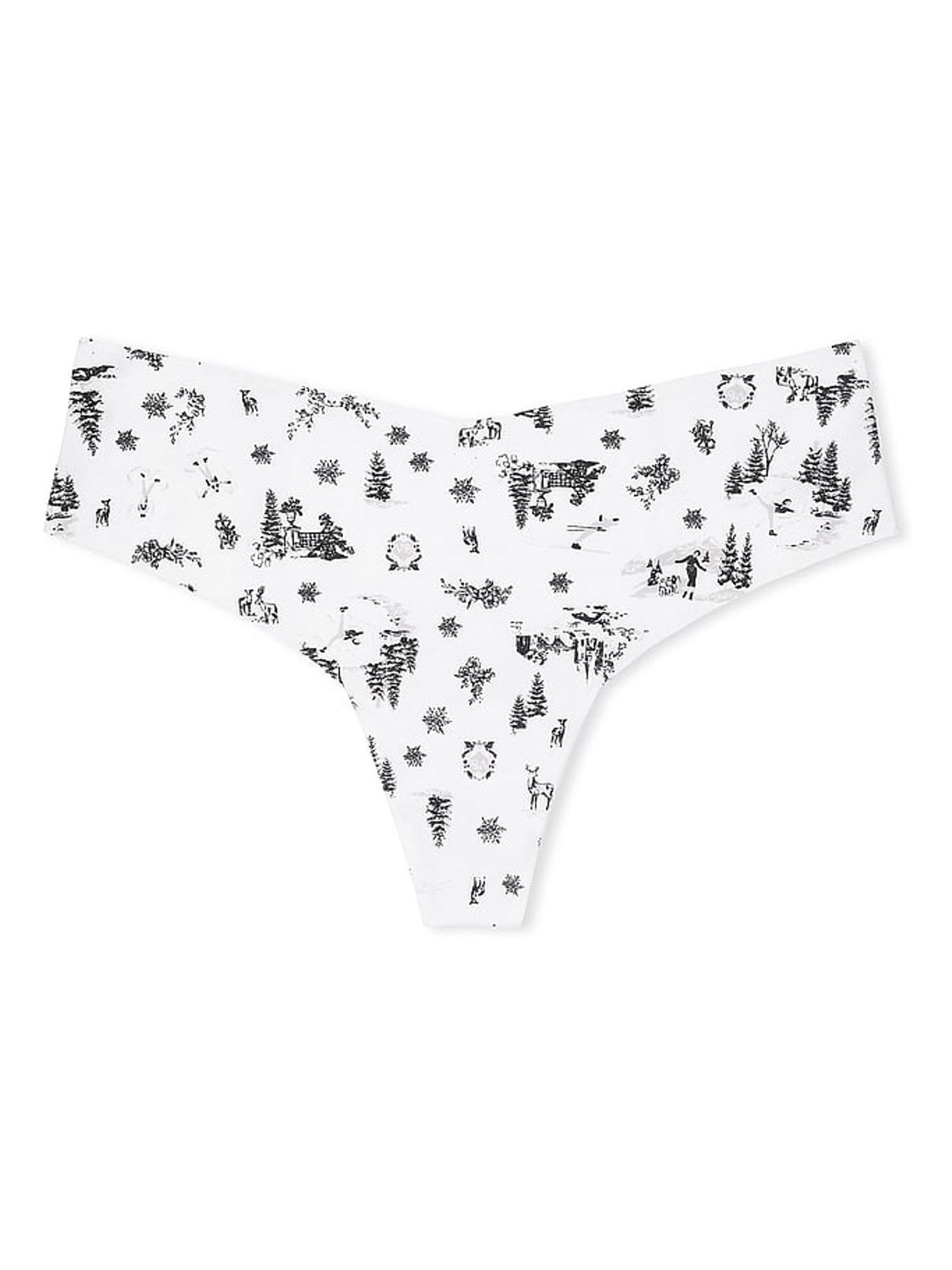 Winter White Thong Knickers - Image 3 of 3