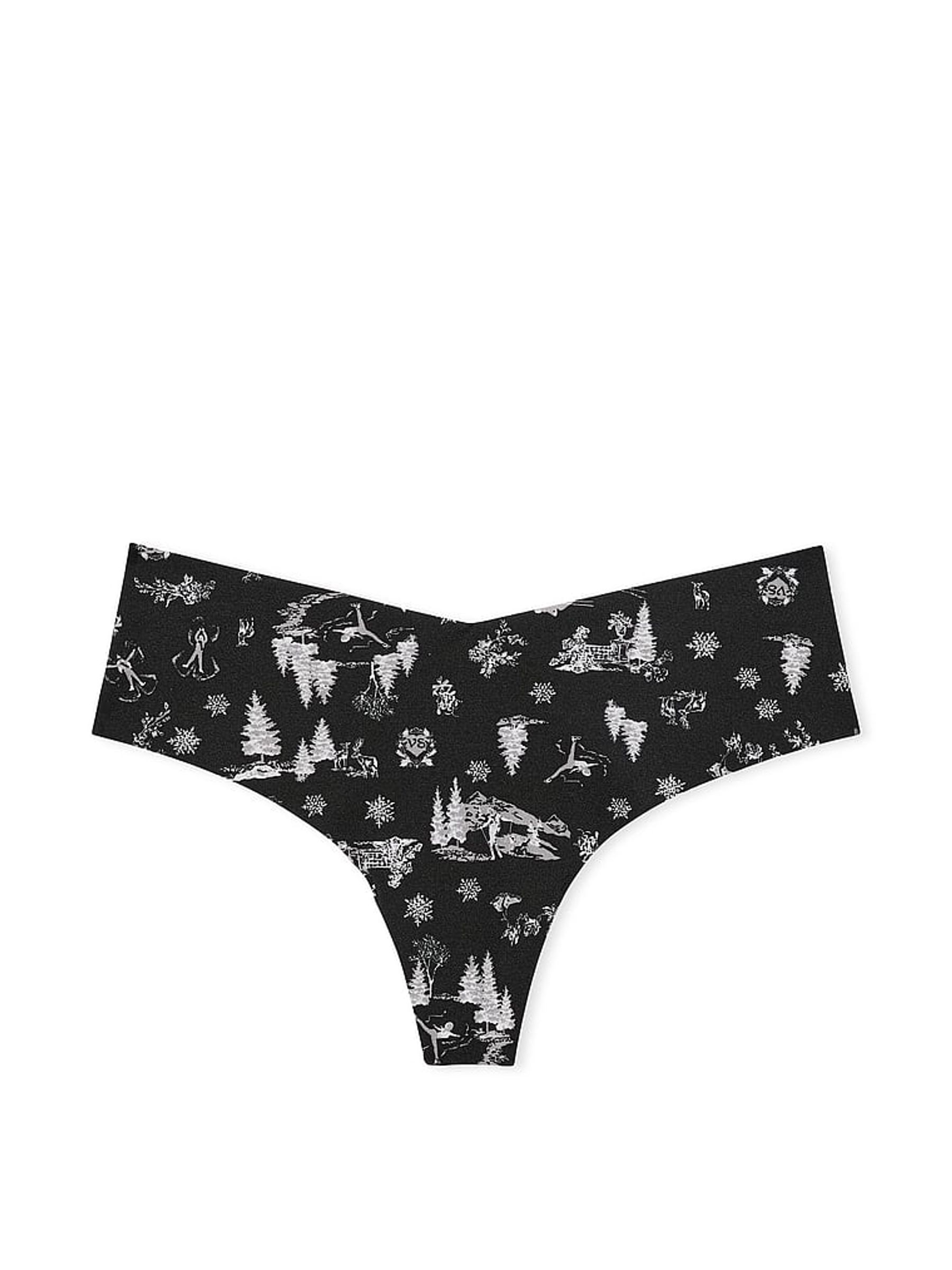 Winter Black Thong Knickers - Image 3 of 3