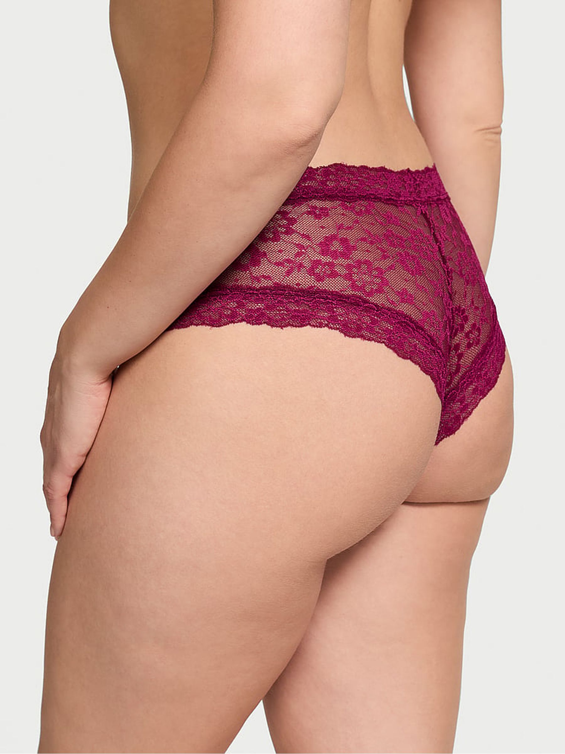 Plum Rouge Red Cheeky Knickers - Image 2 of 3