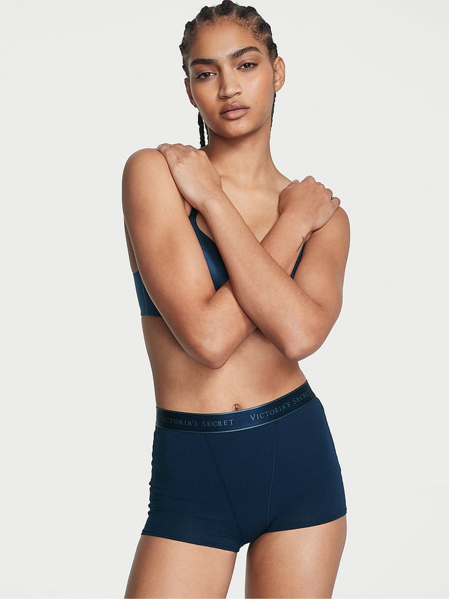 Noir Navy Blue Knickers - Image 1 of 3