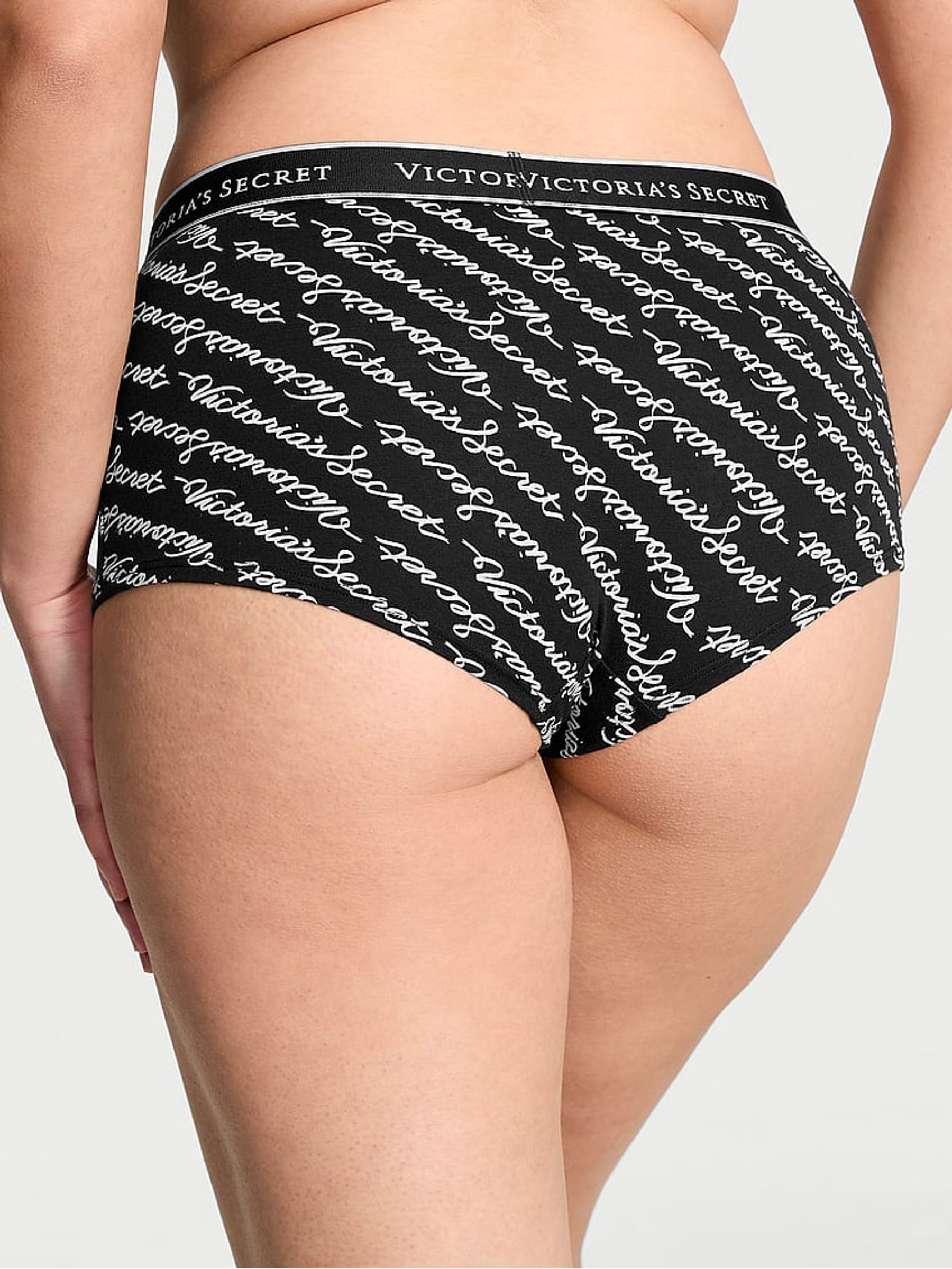 Vs Script Black Short Knickers - Image 2 of 3