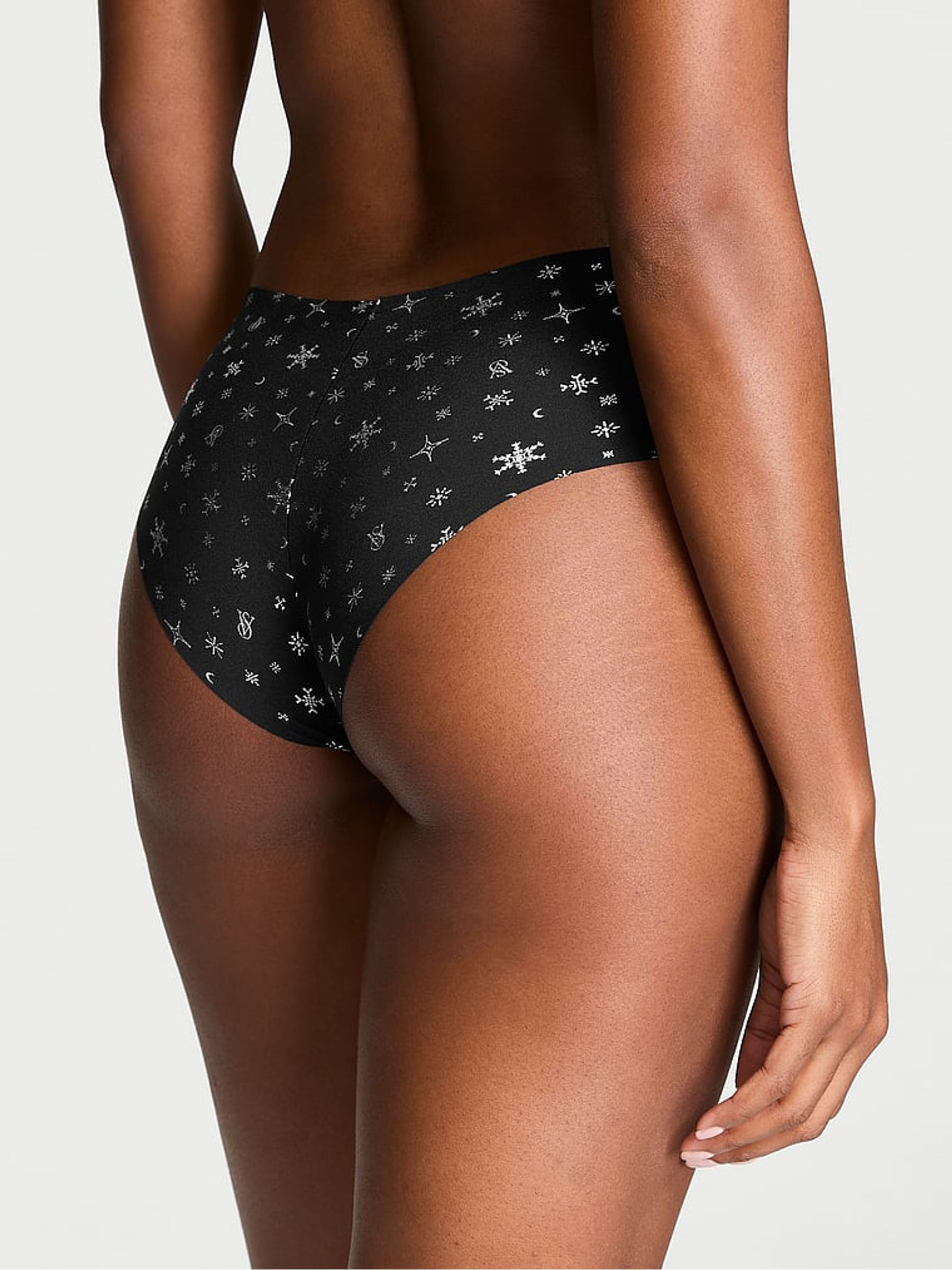 Black Snowflakes Cheeky Knickers - Image 2 of 3