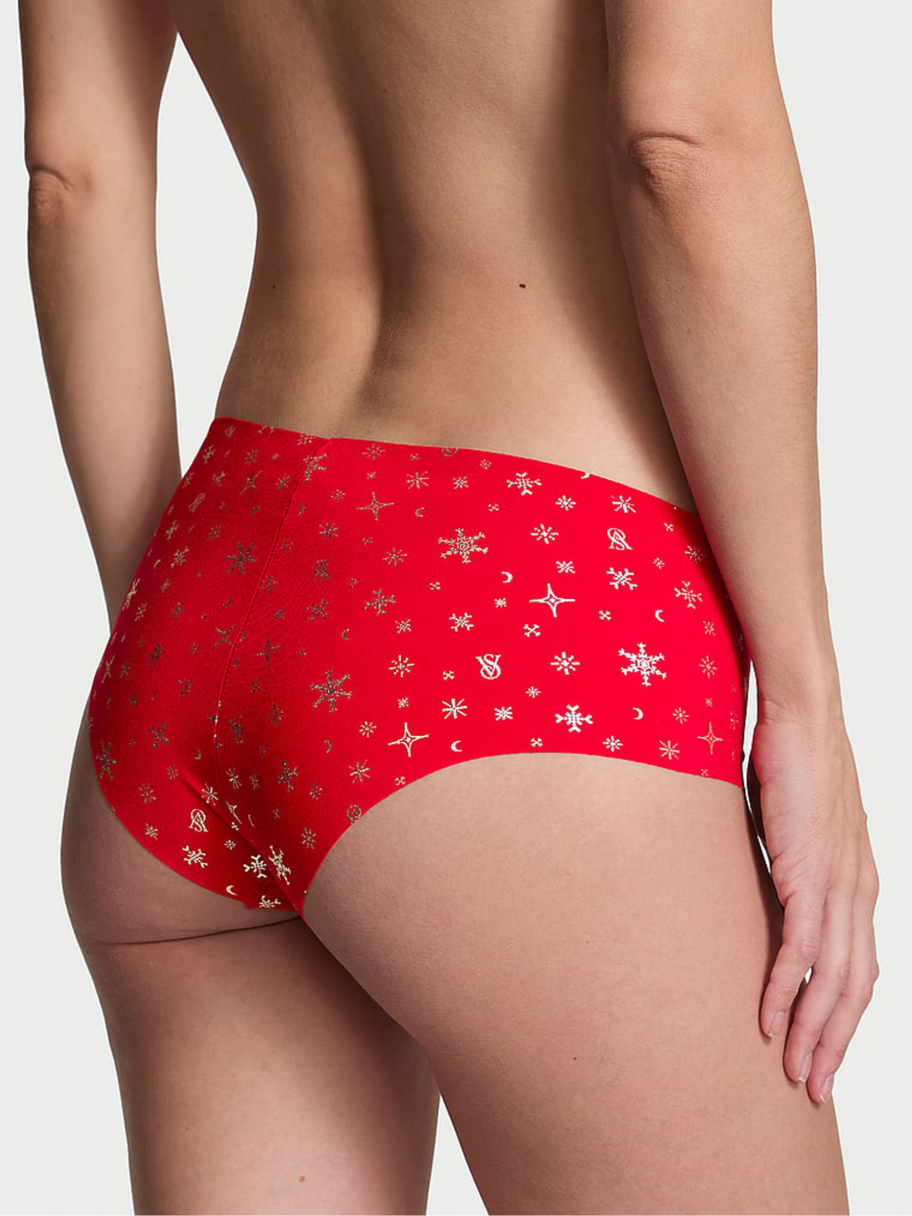 Lipstick Red Snowflakes Cheeky Knickers - Image 2 of 3