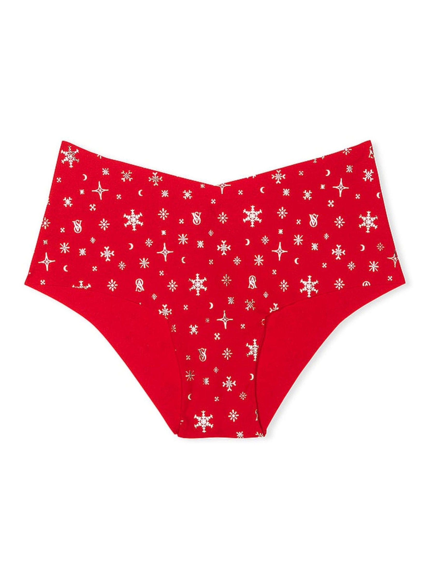 Lipstick Red Snowflakes Cheeky Knickers - Image 3 of 3