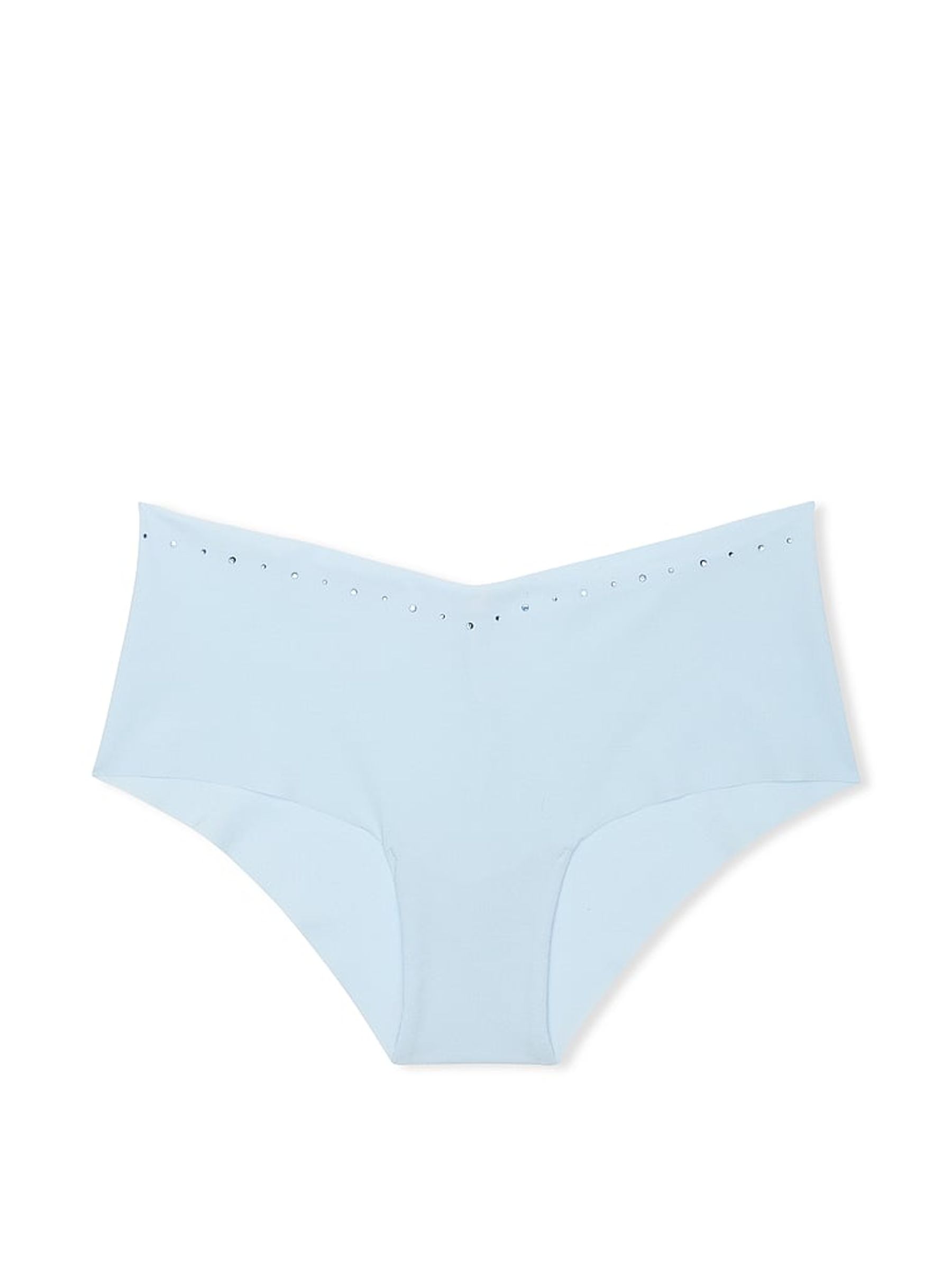 Light Blue Cheeky Shine Trim Knickers - Image 3 of 3
