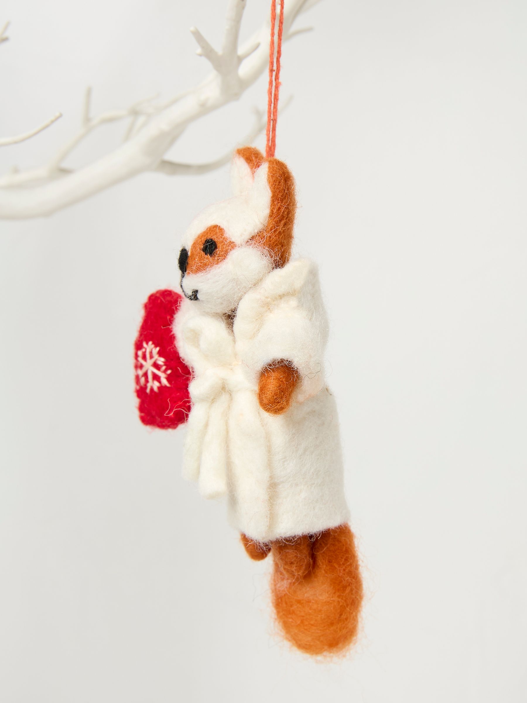 Multi Felicity Fox Felt Decoration - Image 2 of 2