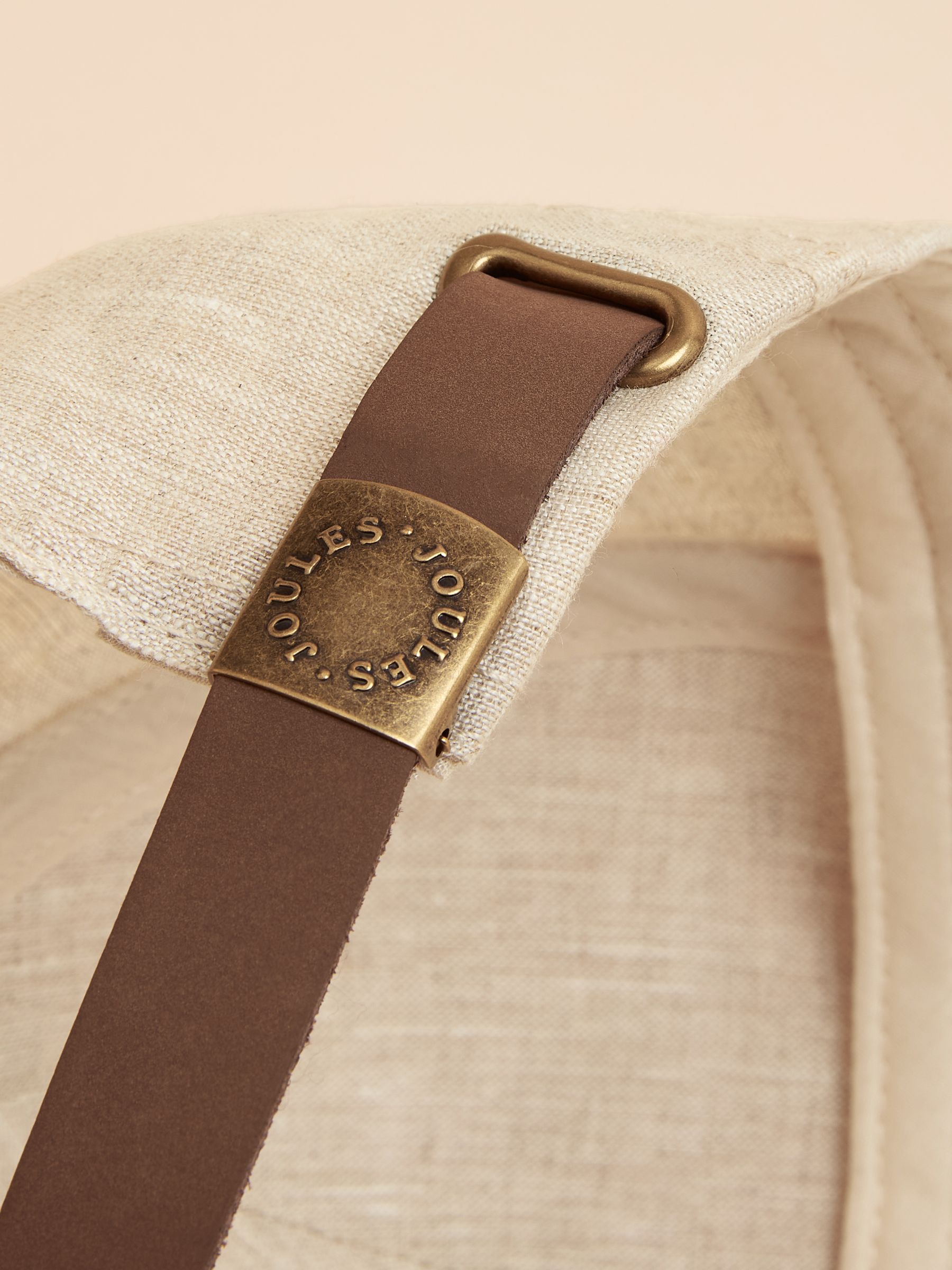 Daley Neutral Linen Cap - Image 3 of 6