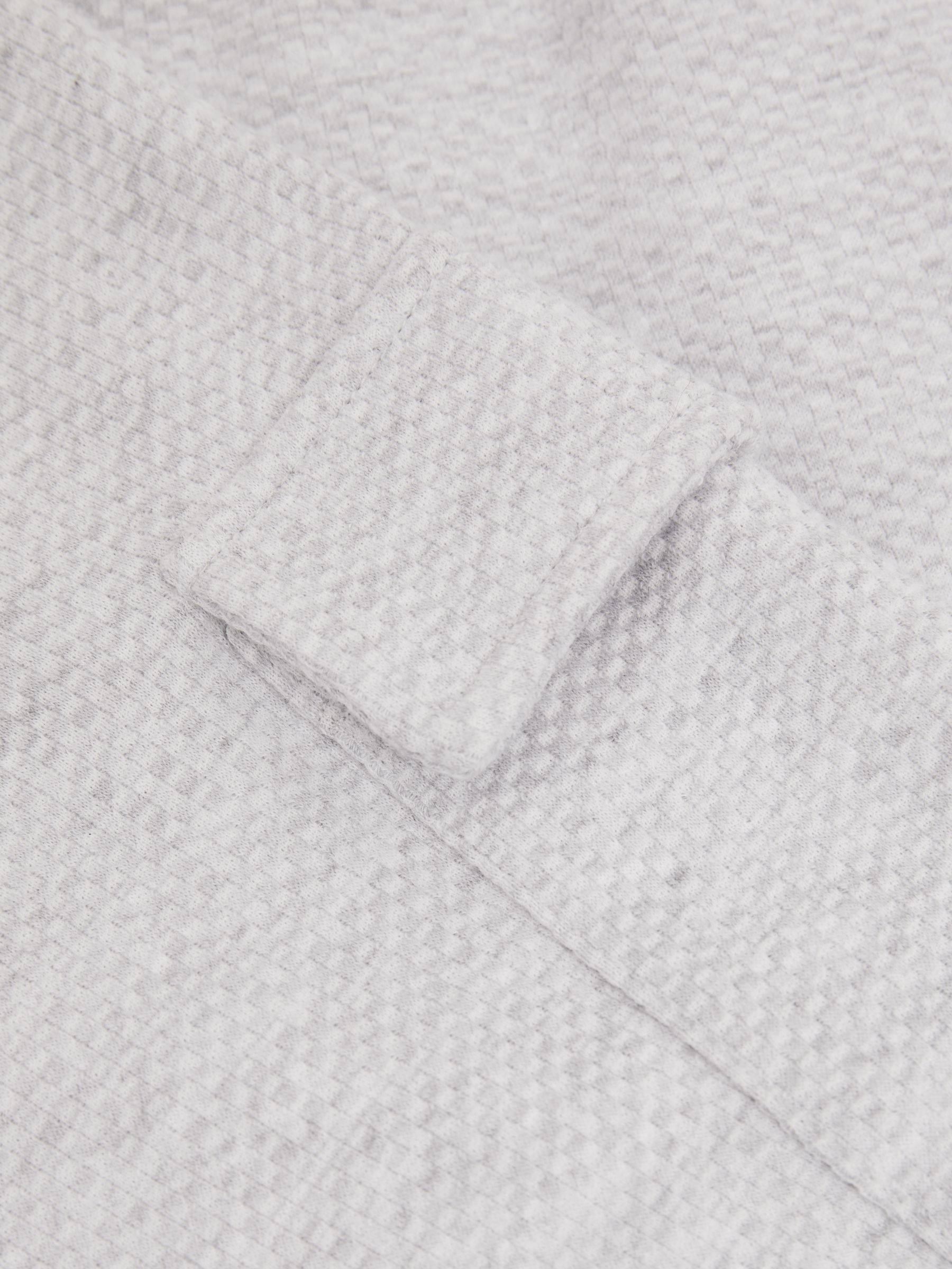 13-14 yrs Textured Cotton Blend Drawstring Joggers in Grey - Image 4 of 4