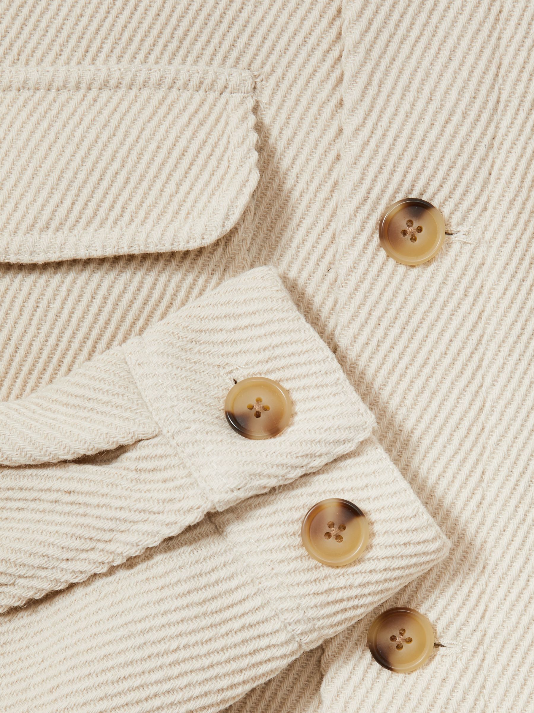 سترة مع صوف بلون عاجي Hybrid من Les Deux - صورة 7 من 7