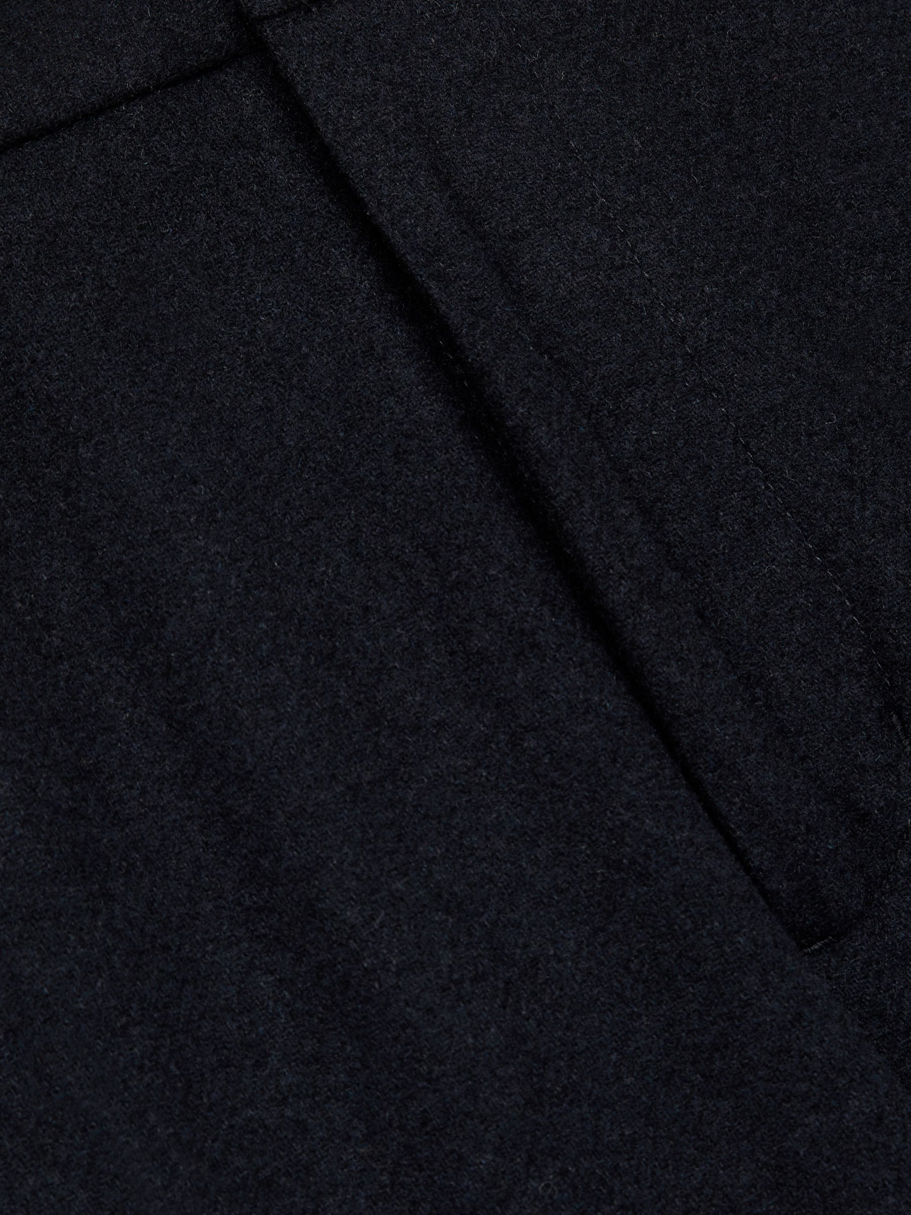 Wool-Blend Cargo Suit Trousers in Navy Melange - Image 6 of 6