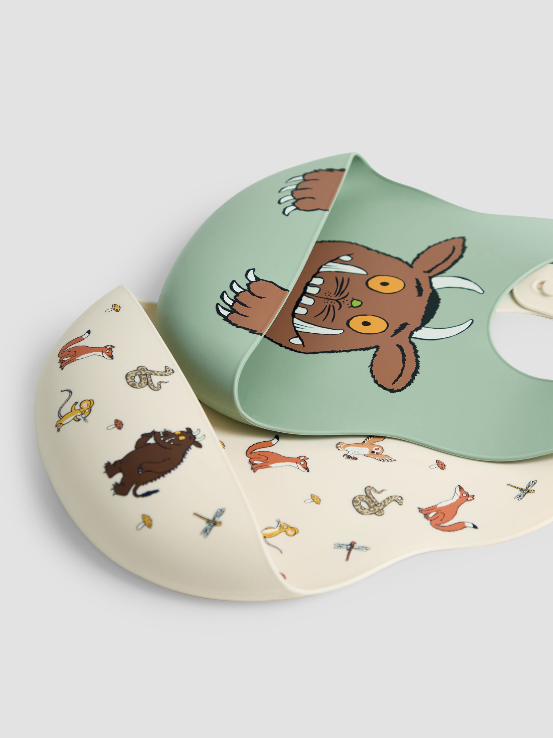 The Gruffalo 2-Pack Silicone Bib Set - Image 4 of 8