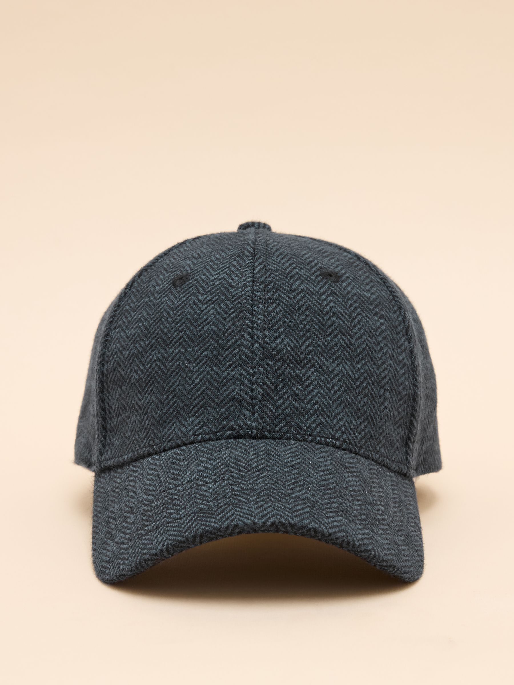 Daley Navy Herringbone Cap - Image 4 of 7