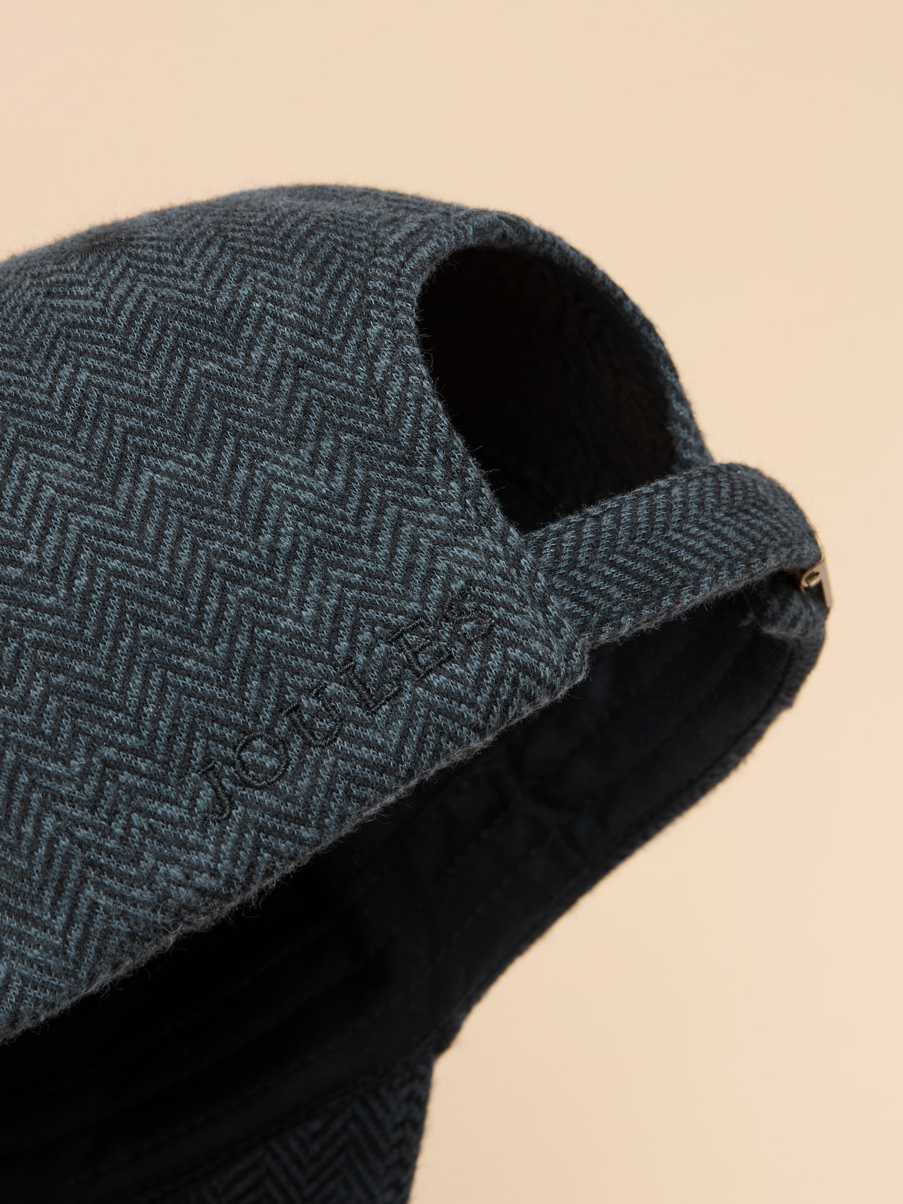 Daley Navy Herringbone Cap - Image 7 of 7