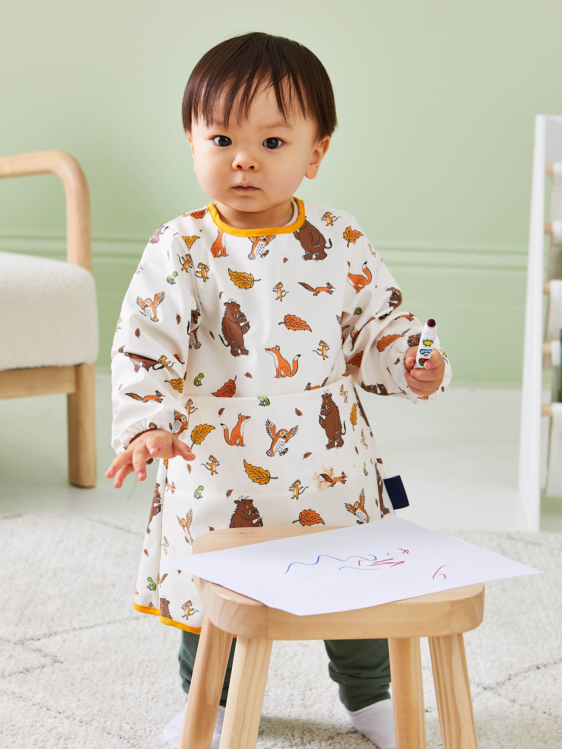 Khaki The Gruffalo Craft Apron - Image 1 of 4
