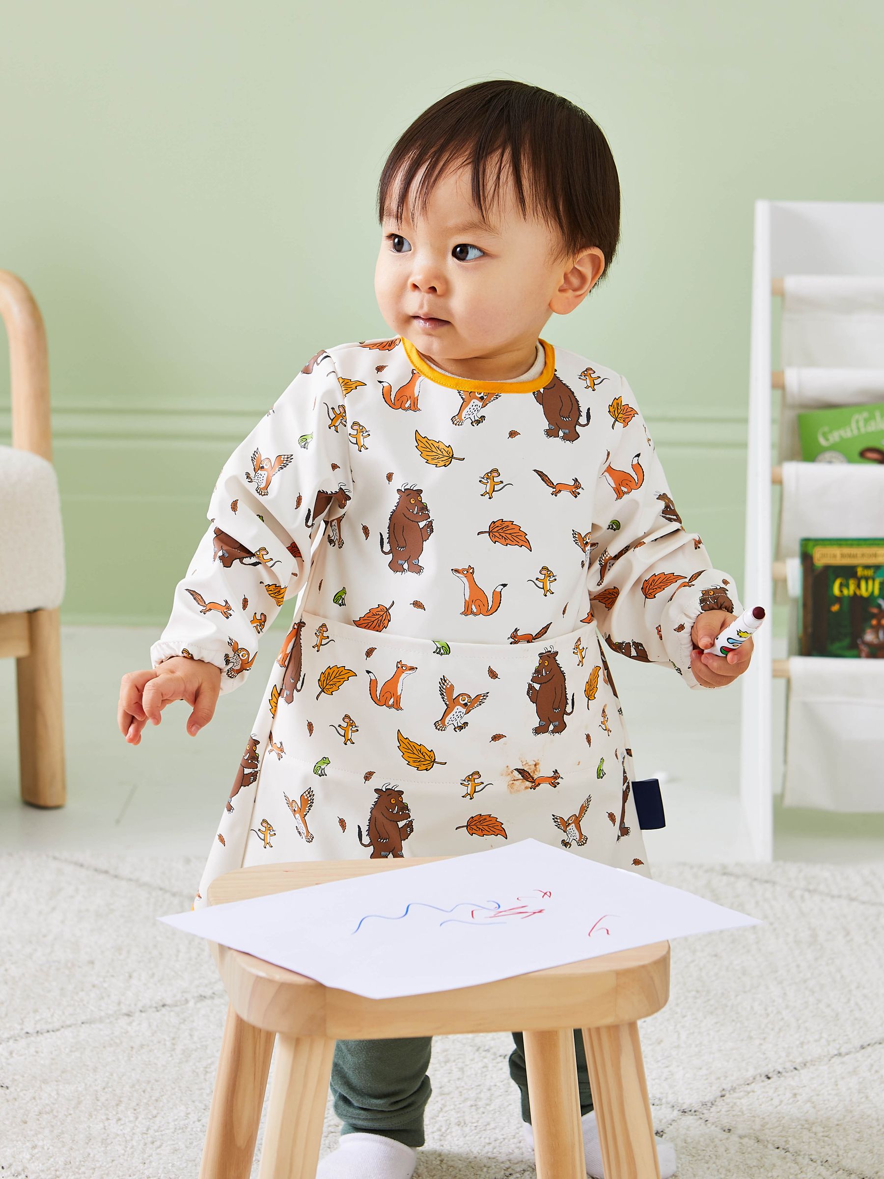 Khaki The Gruffalo Craft Apron - Image 2 of 4