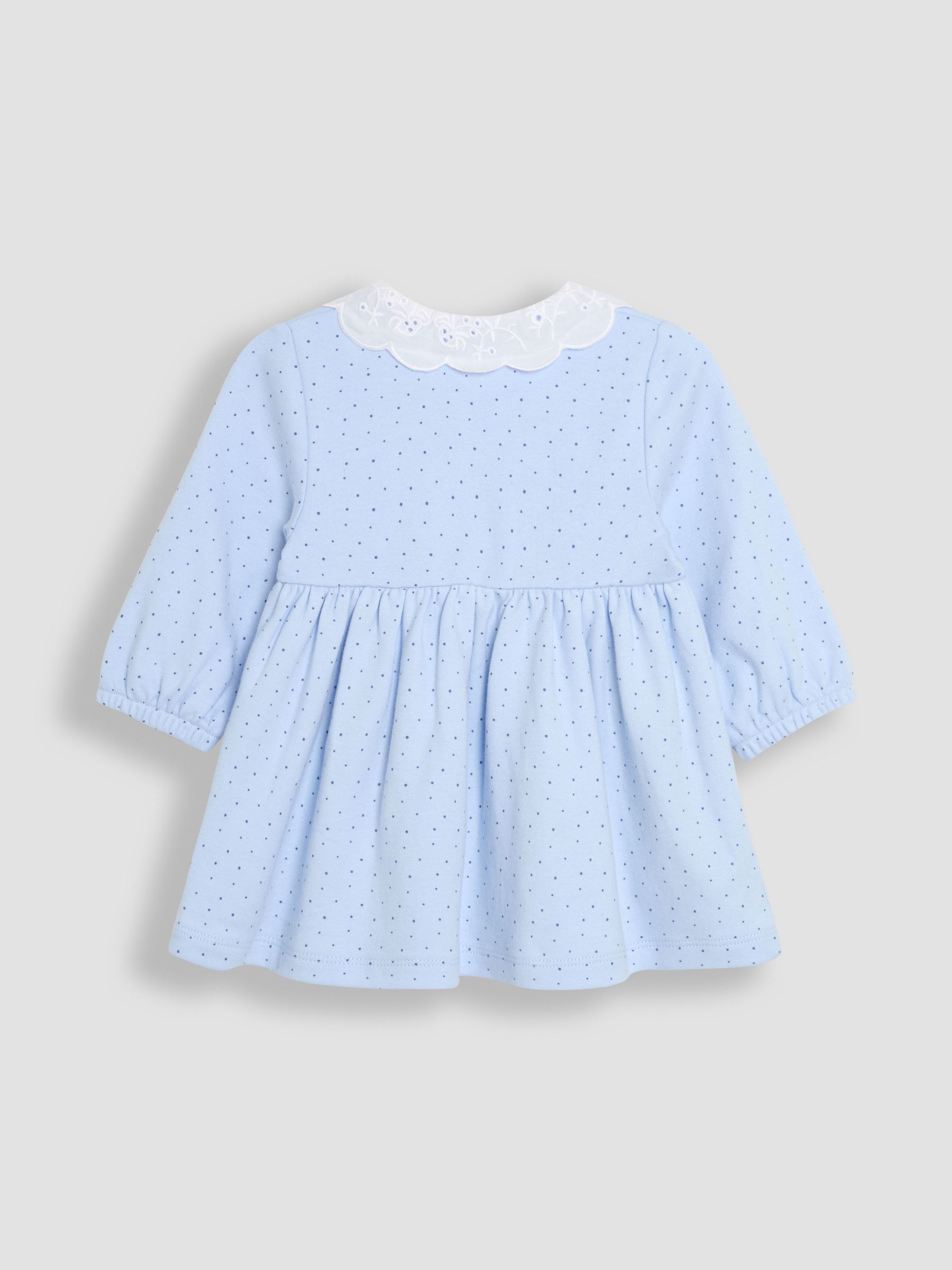 Blue Paddington Appliqué Button Front Dress & Tights Set - Image 3 of 8